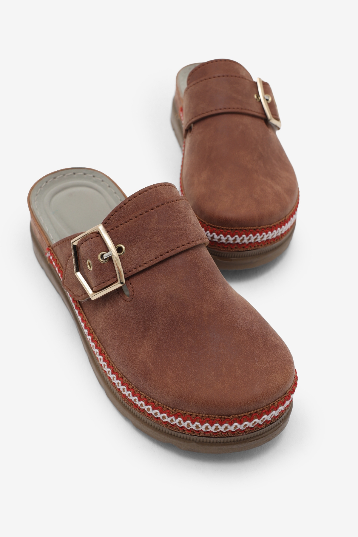 Tonny Black Siyah Tonny Black Poli Taban Kadın Rahat Kalıp Tokalı Terlik