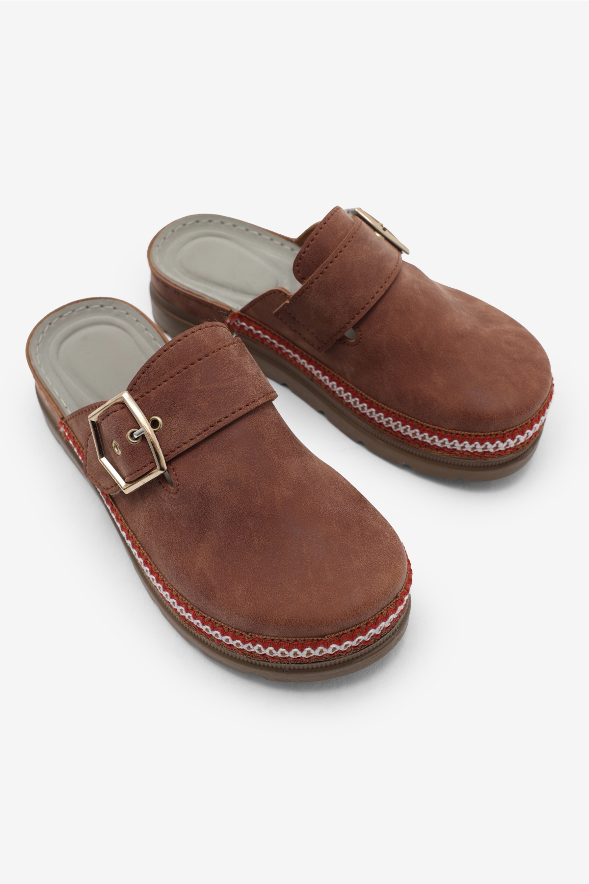 Tonny Black Siyah Tonny Black Poli Taban Kadın Rahat Kalıp Tokalı Terlik