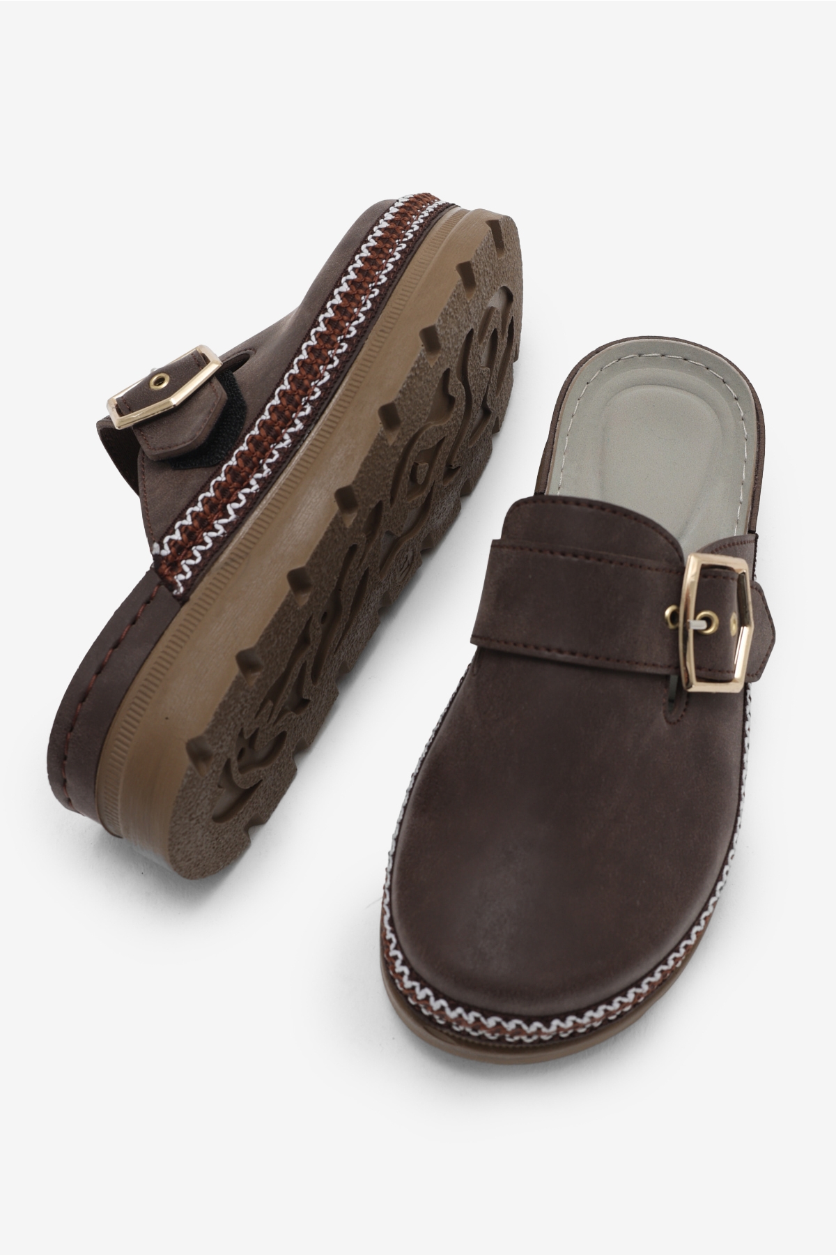 Tonny Black Siyah Tonny Black Poli Taban Kadın Rahat Kalıp Tokalı Terlik