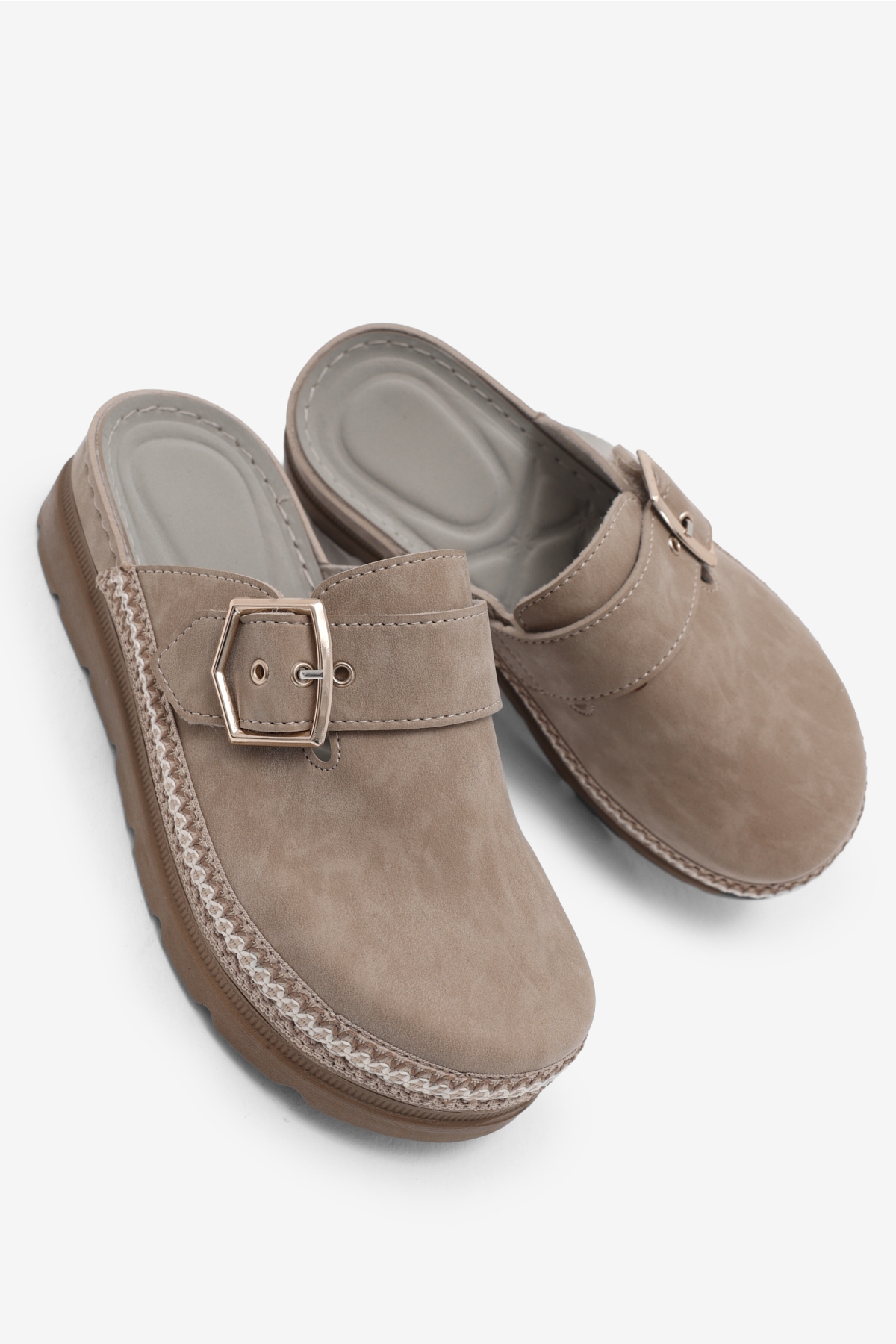 Tonny Black Siyah Tonny Black Poli Taban Kadın Rahat Kalıp Tokalı Terlik