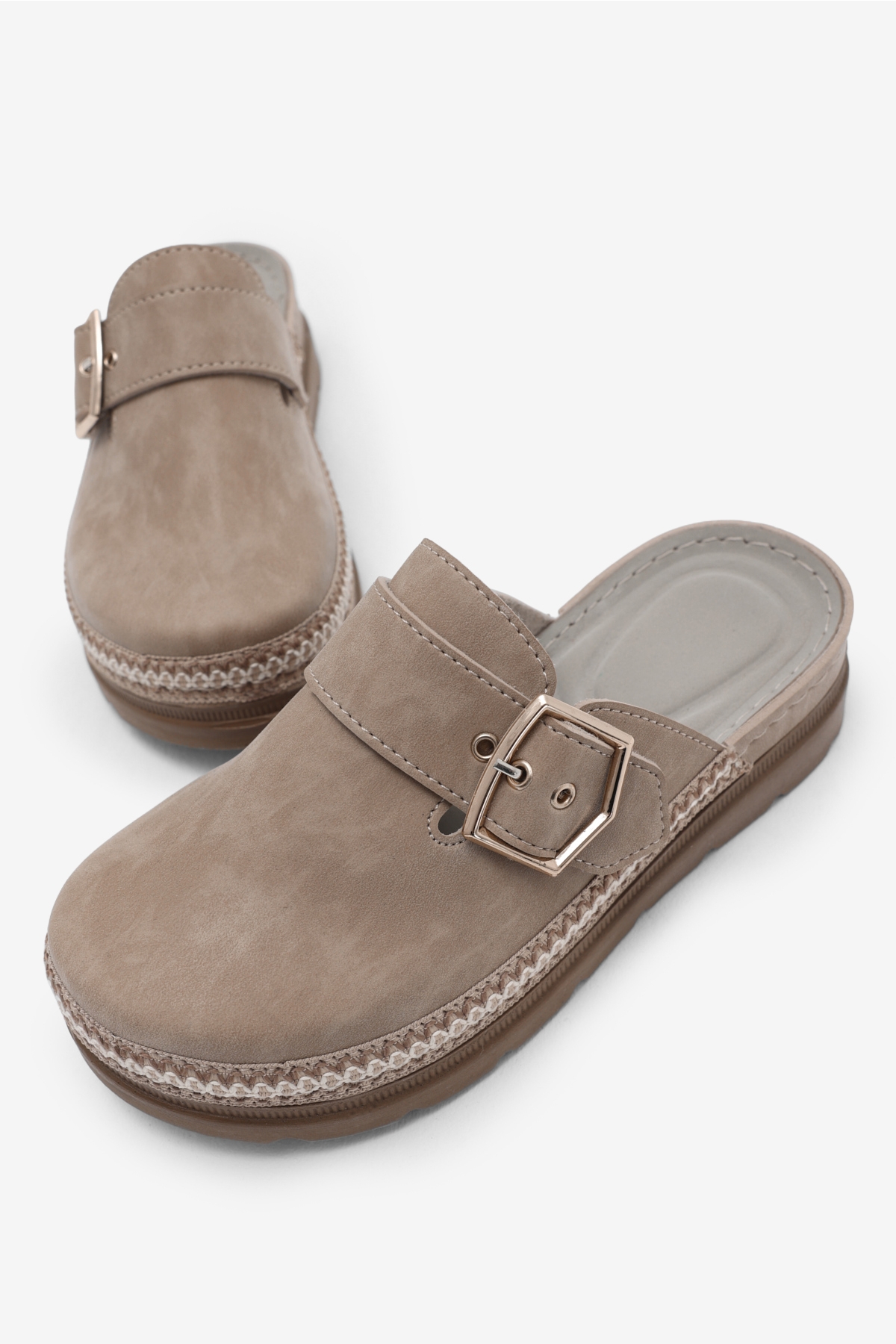 Tonny Black Siyah Tonny Black Poli Taban Kadın Rahat Kalıp Tokalı Terlik