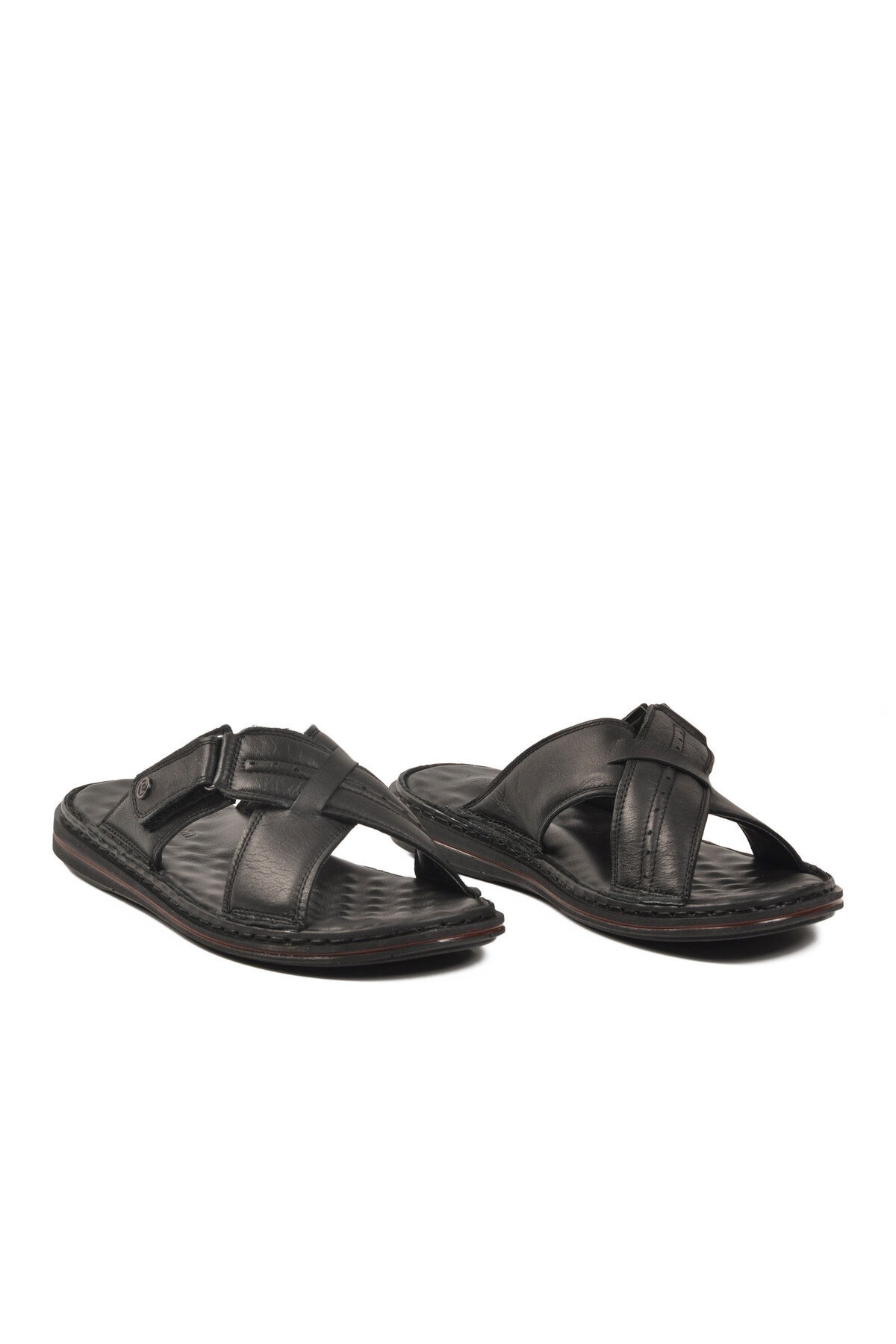 Pierre Cardin Kahverengi Pierre Cardin Hakiki Deri Hafif Erkek Günlük Terlik PC-7450 M