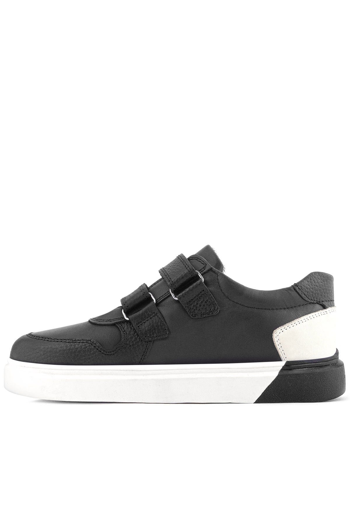 Rakerplus Siyah Rakerplus Hakiki Deri Cırt Cırtlı Erkek Çocuk Spor Ayakkabı