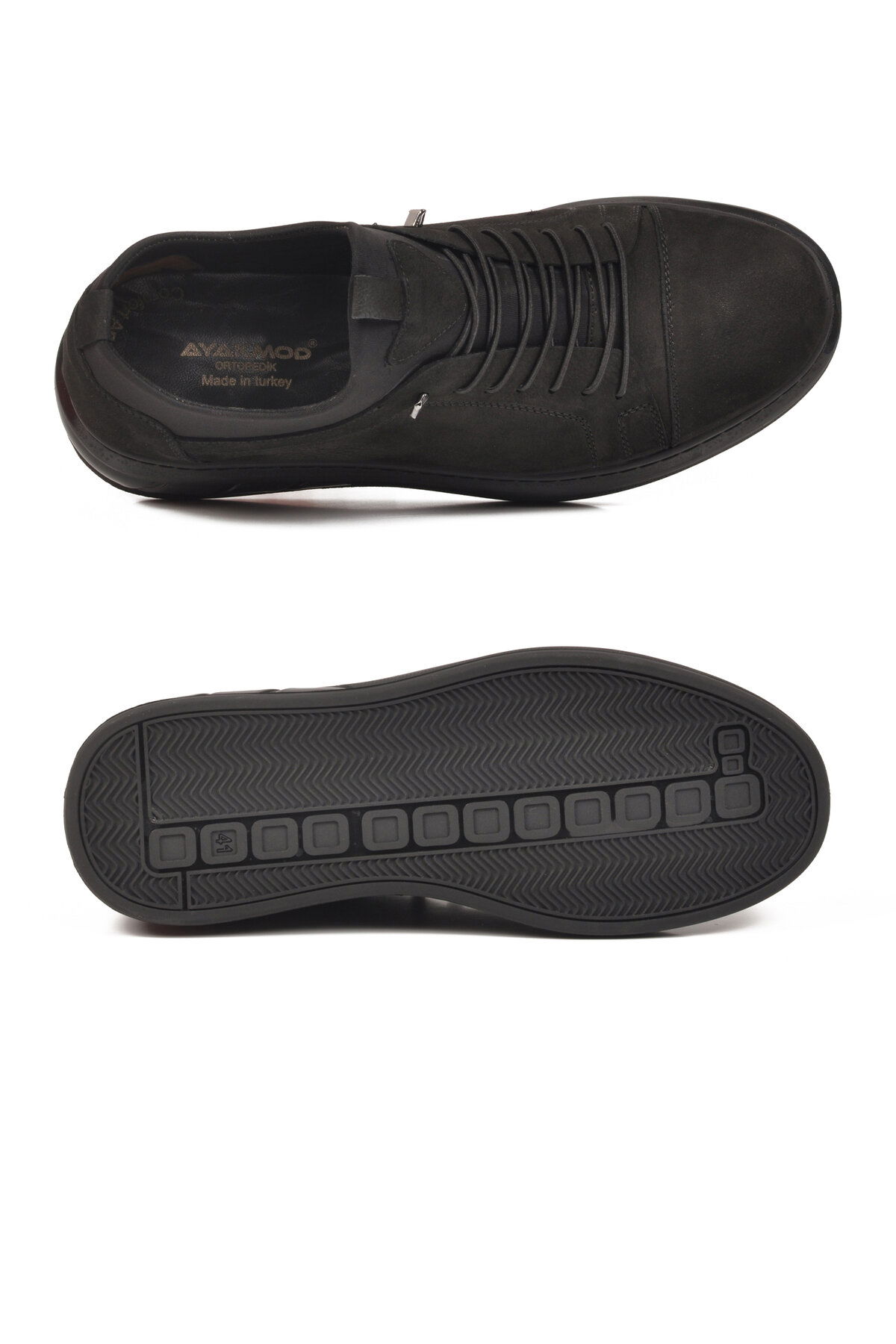 A Spor Siyah A Spor Aspor Nubuk Erkek Casual Ayakkabı