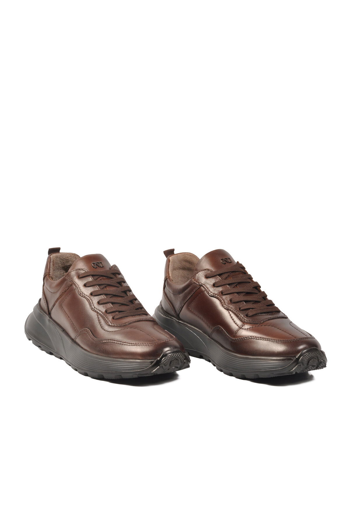 Marcomen Kahverengi Marcomen Hakiki Deri Erkek Casual Ayakkabı