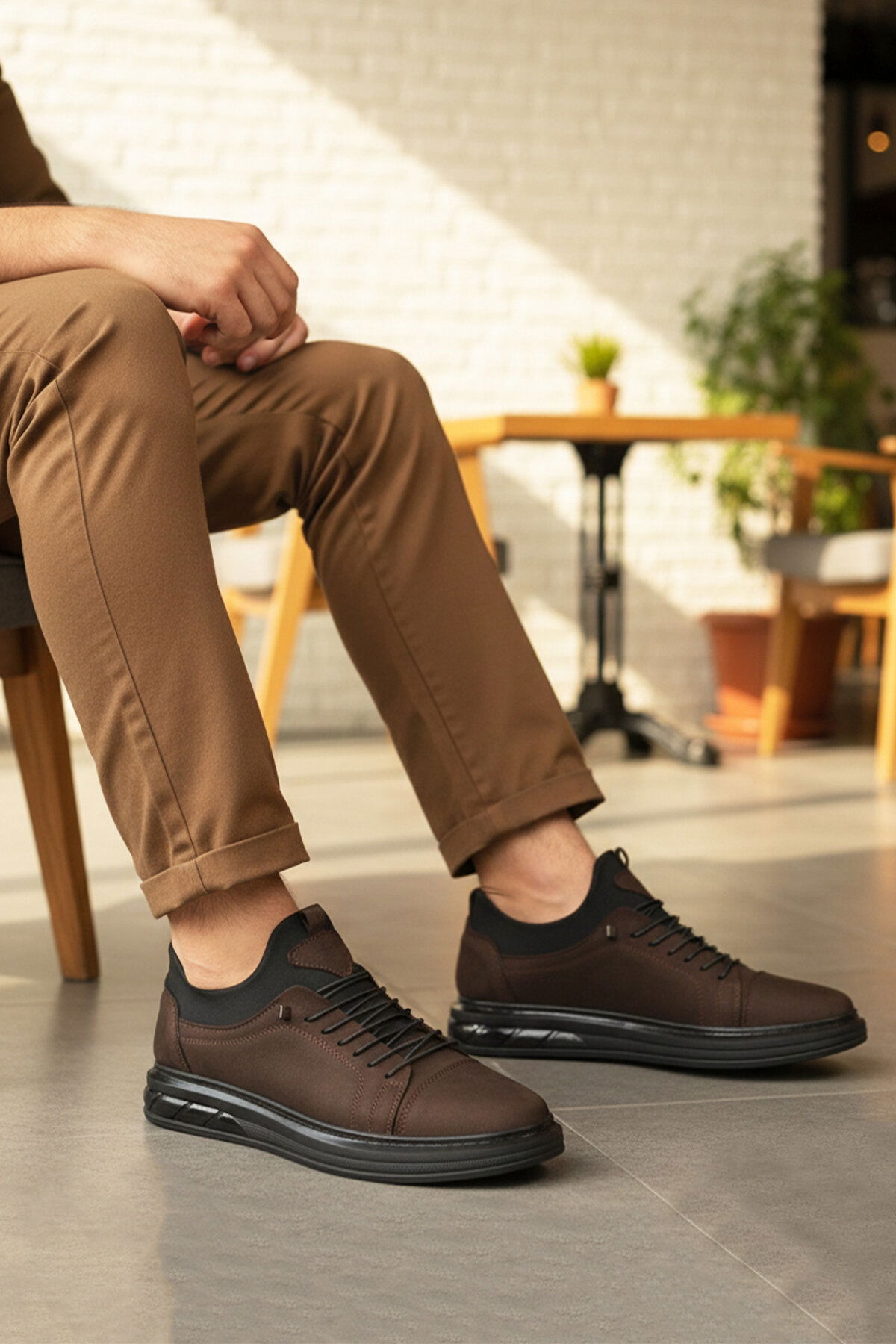 A Spor Siyah A Spor Aspor Nubuk Erkek Casual Ayakkabı