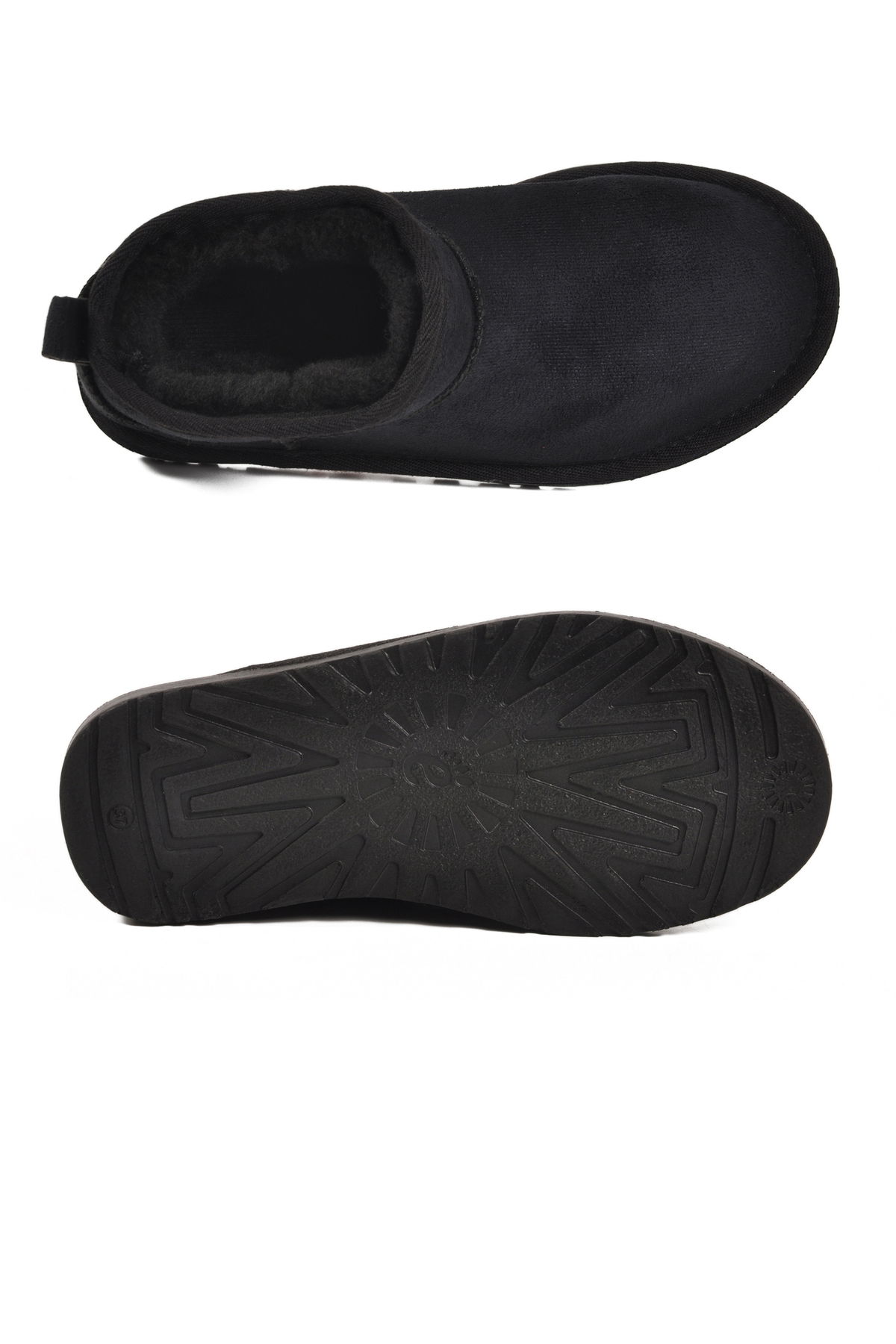 A Spor Bej A Spor Aspor İçi Kürklü Kadın Düz Bot