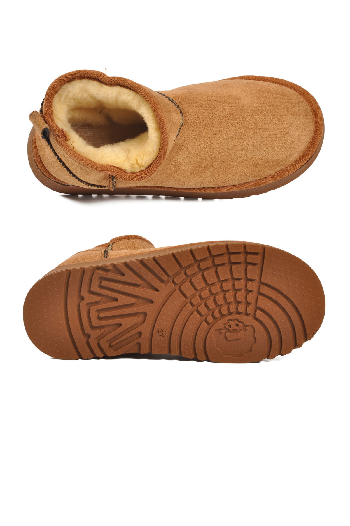 A Spor Vizon A Spor Aspor İçi Kürklü Kadın Düz Bot