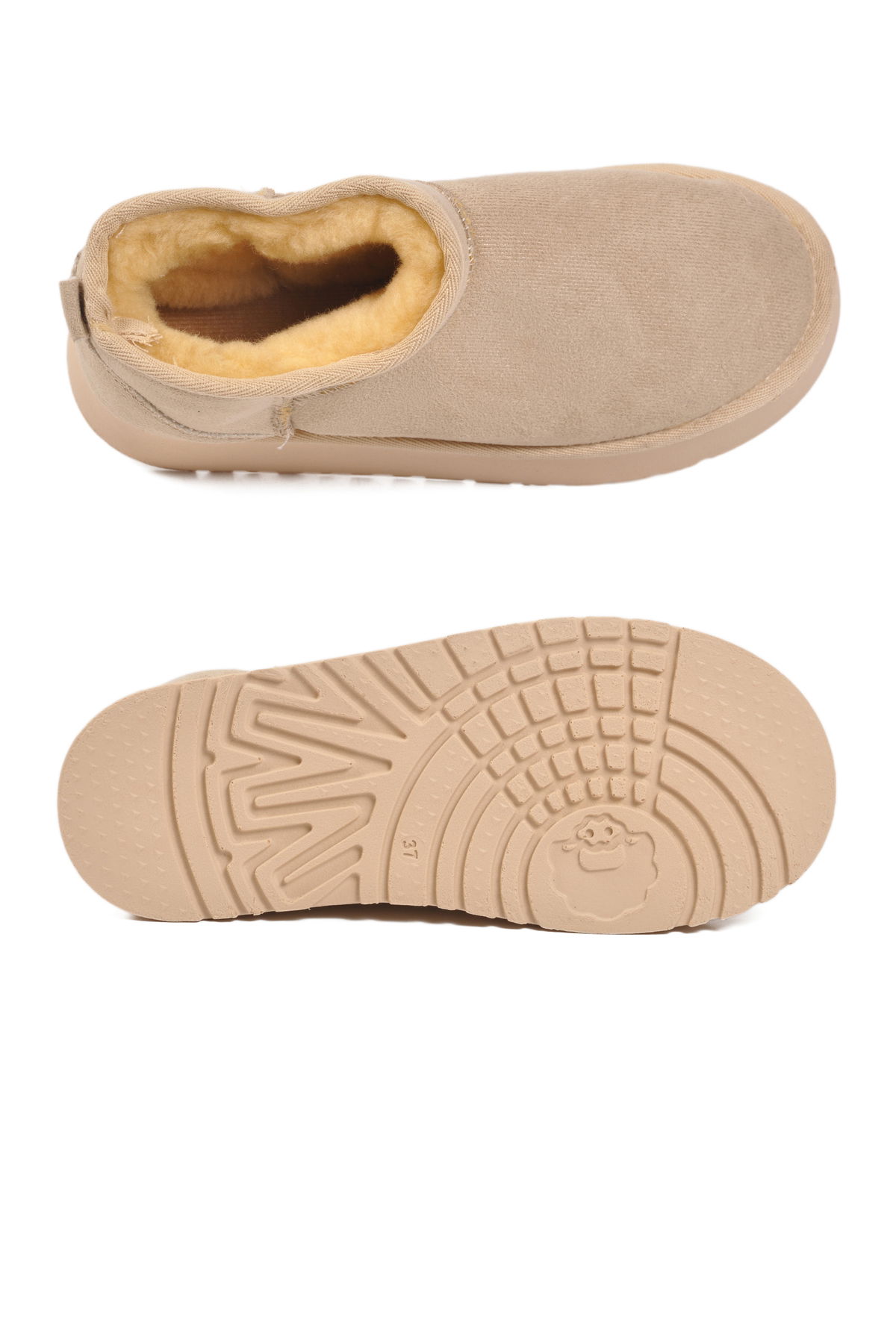 A Spor Vizon A Spor Aspor İçi Kürklü Kadın Düz Bot