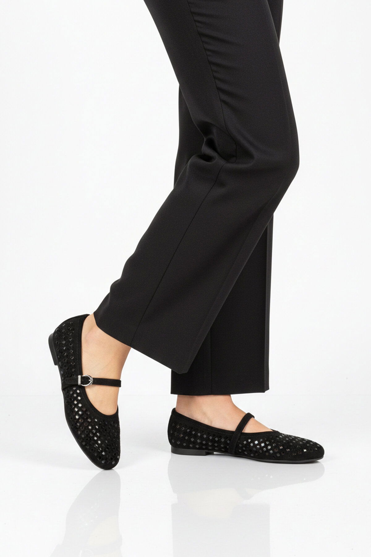 A Spor Taba A Spor Aspor Taba Taş İşlemeli Kadın Babet