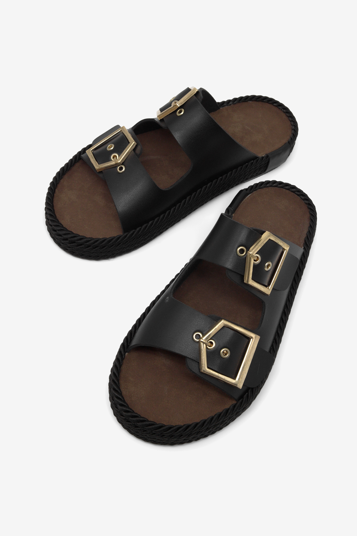 Tonny Black Siyah Tonny Black Rahat Kalip Kadın Hazır Taban Tokalı Terlik