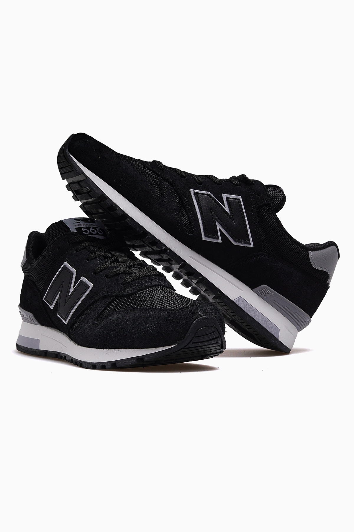 Unisex Sneaker Spor Ayakkabı 26y Ml565 Siyah - Beyaz Süet