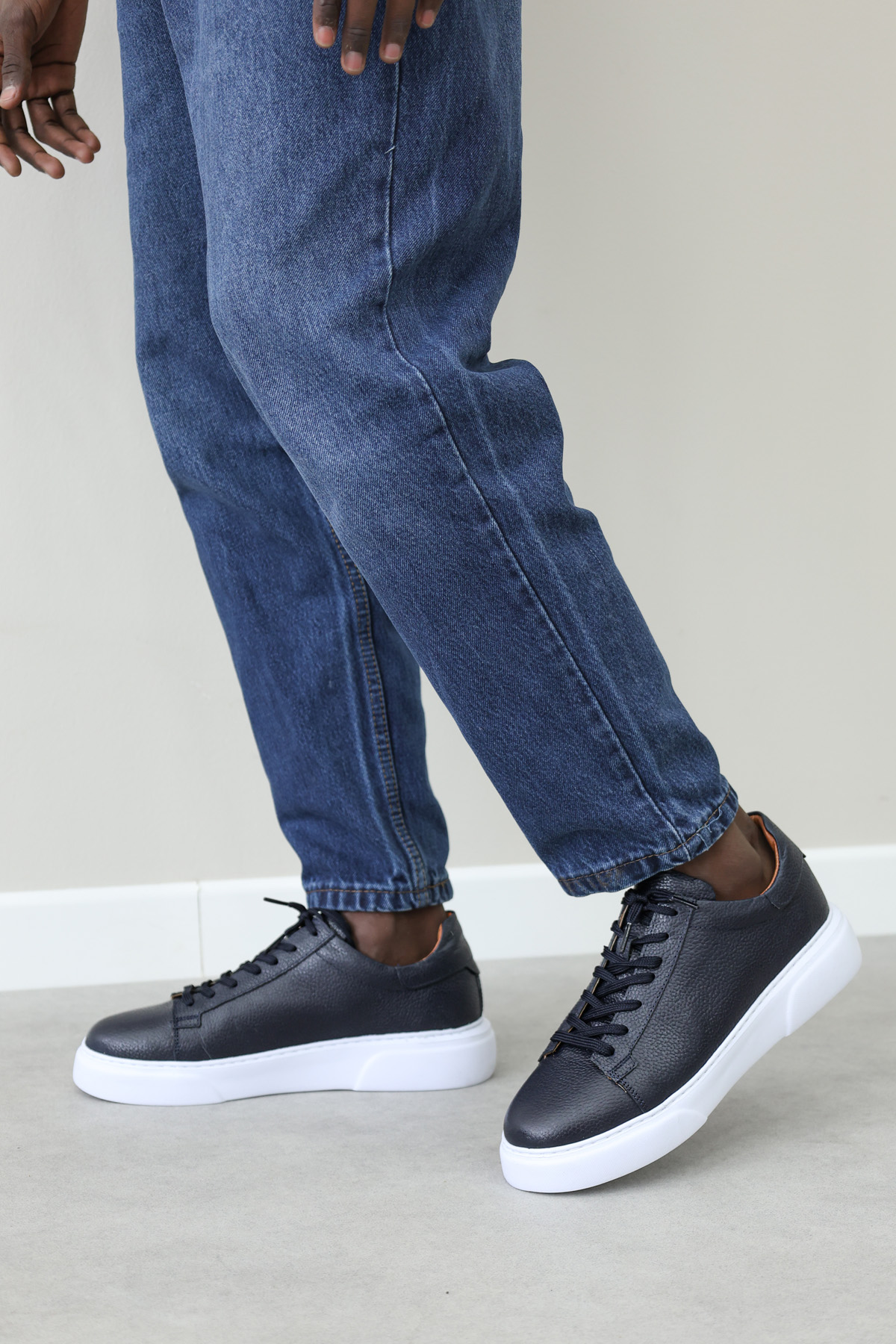 Fast Step Siyah Fast Step Hakiki Deri Erkek Casual Ayakkabı 401MA777