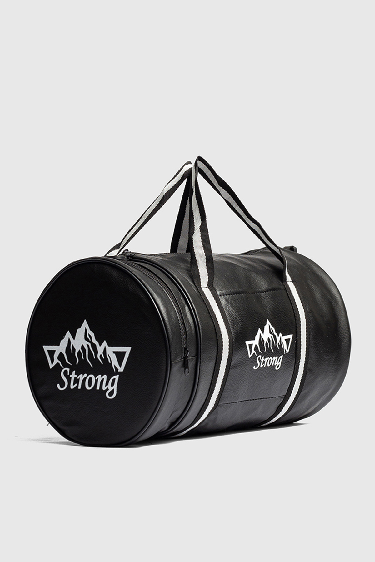 Strong Silindir Spor ve Seyahat Çantası , Gym Antrenman Fitness Çantası SL01 SİYAH