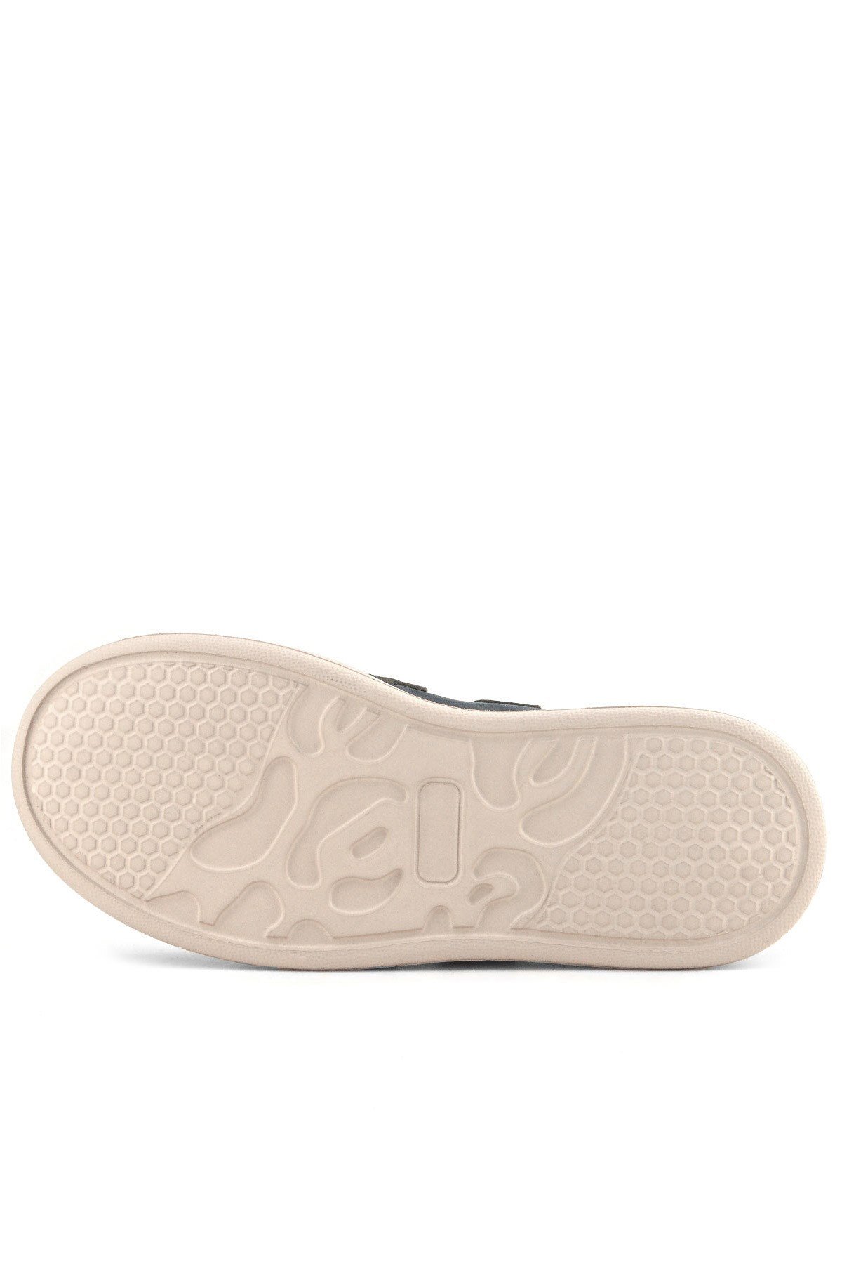 Rakerplus Haki Rakerplus Hakiki Deri Yeşil Lacivert Cırtlı Hafif Tabanlı Erkek Çocuk Spor Ayakkabı