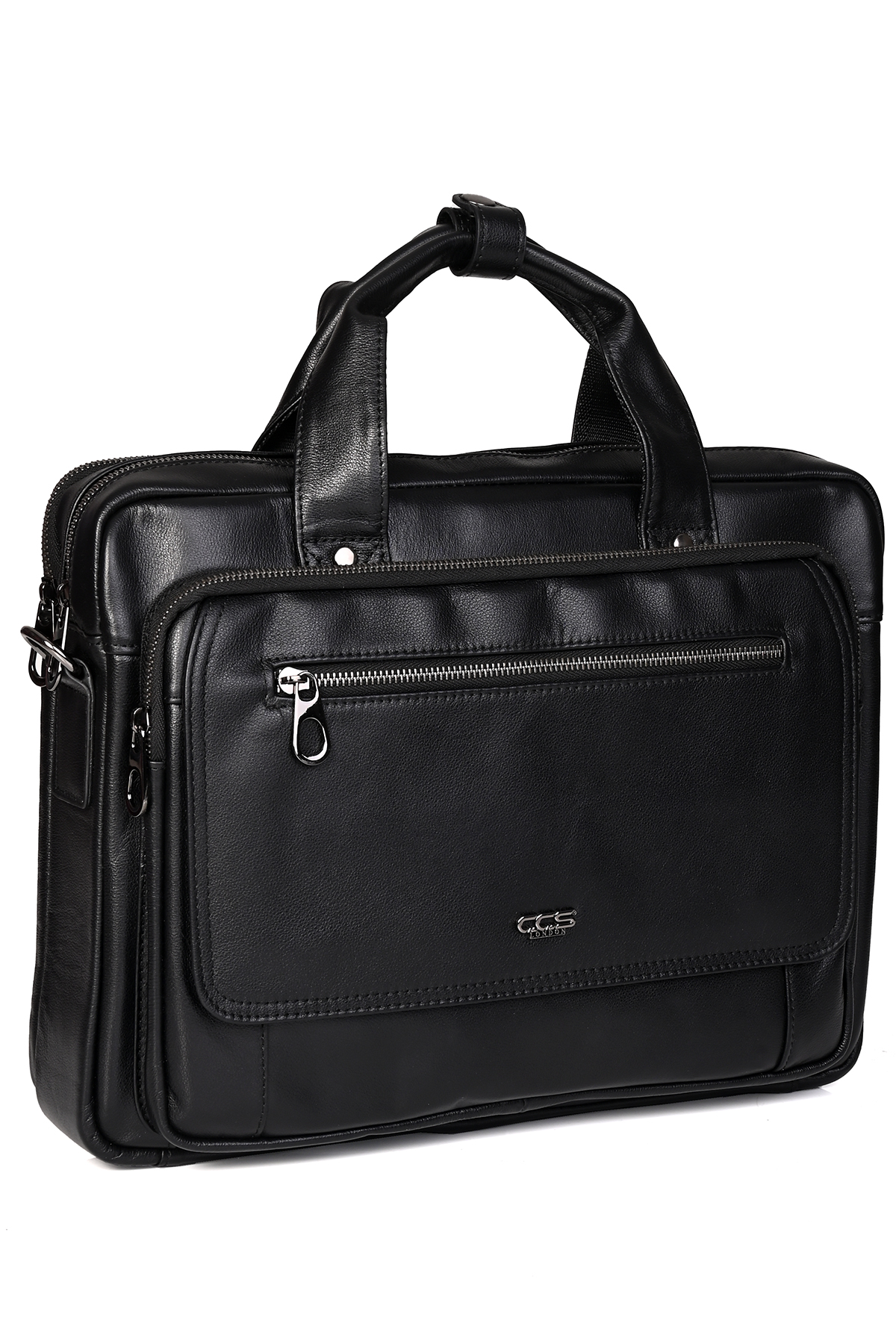 黒くん4ケース 71473 Hakiki Deri Unisex Evrak Çantası Laptop Bölmeli Profesyonel