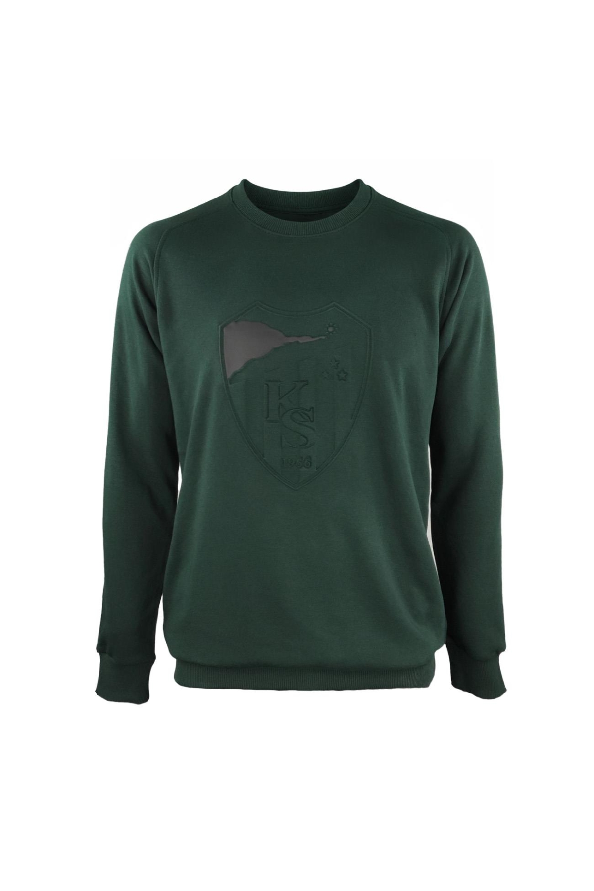 Kocaelispor Lisanslı Sıfır Yaka Sweatshirt Yeşil