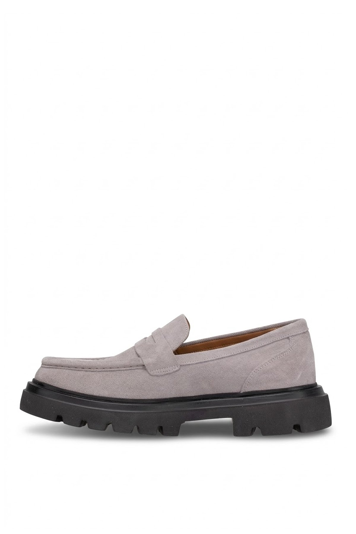 Ayakkabı Fuarı Gri Ayakkabı Fuarı Elit VRA466S Erkek Hakiki Deri Casual