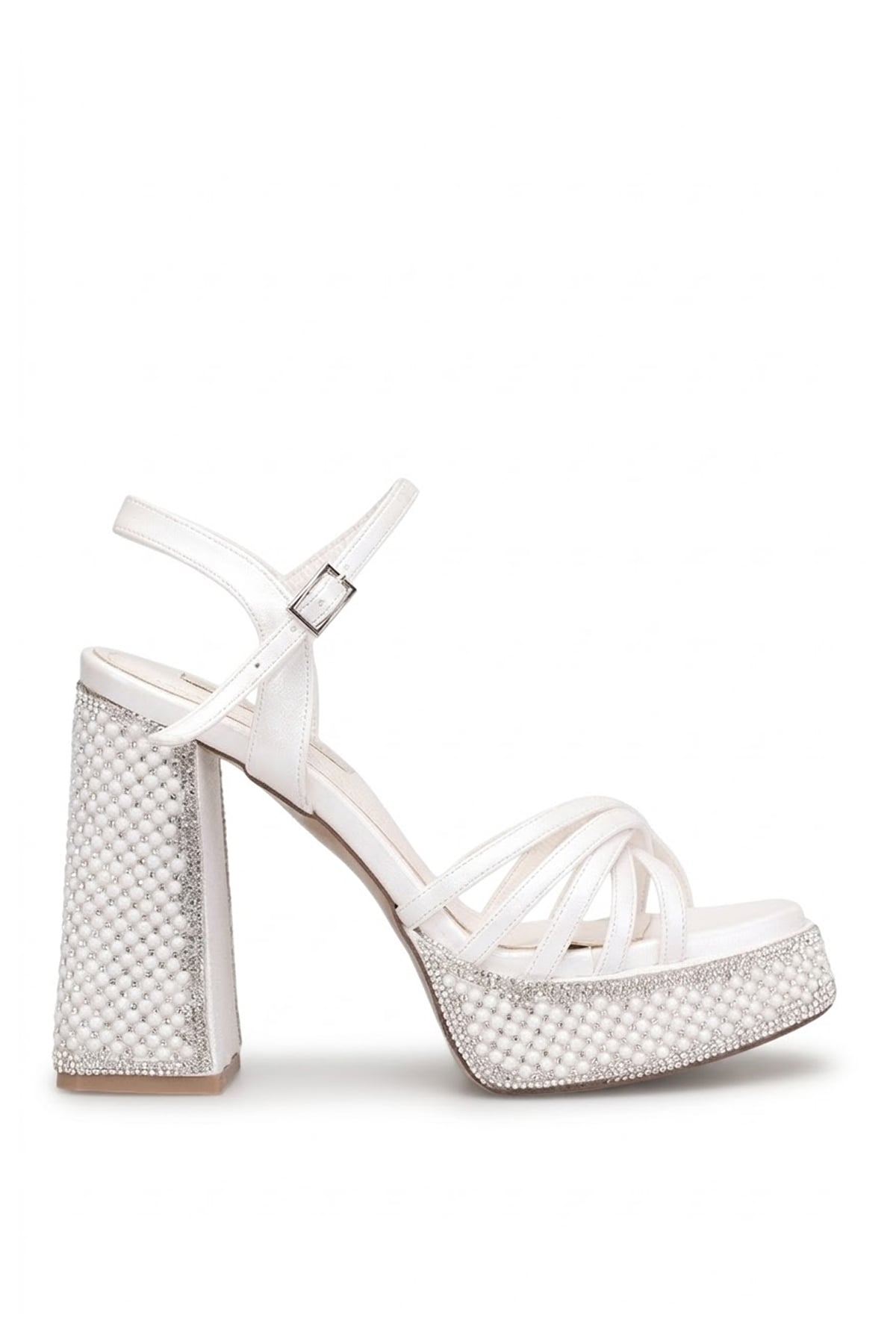 Beety Beyaz Beety Klasik 26BY223.1640 Kadın Platform Ayakkabı