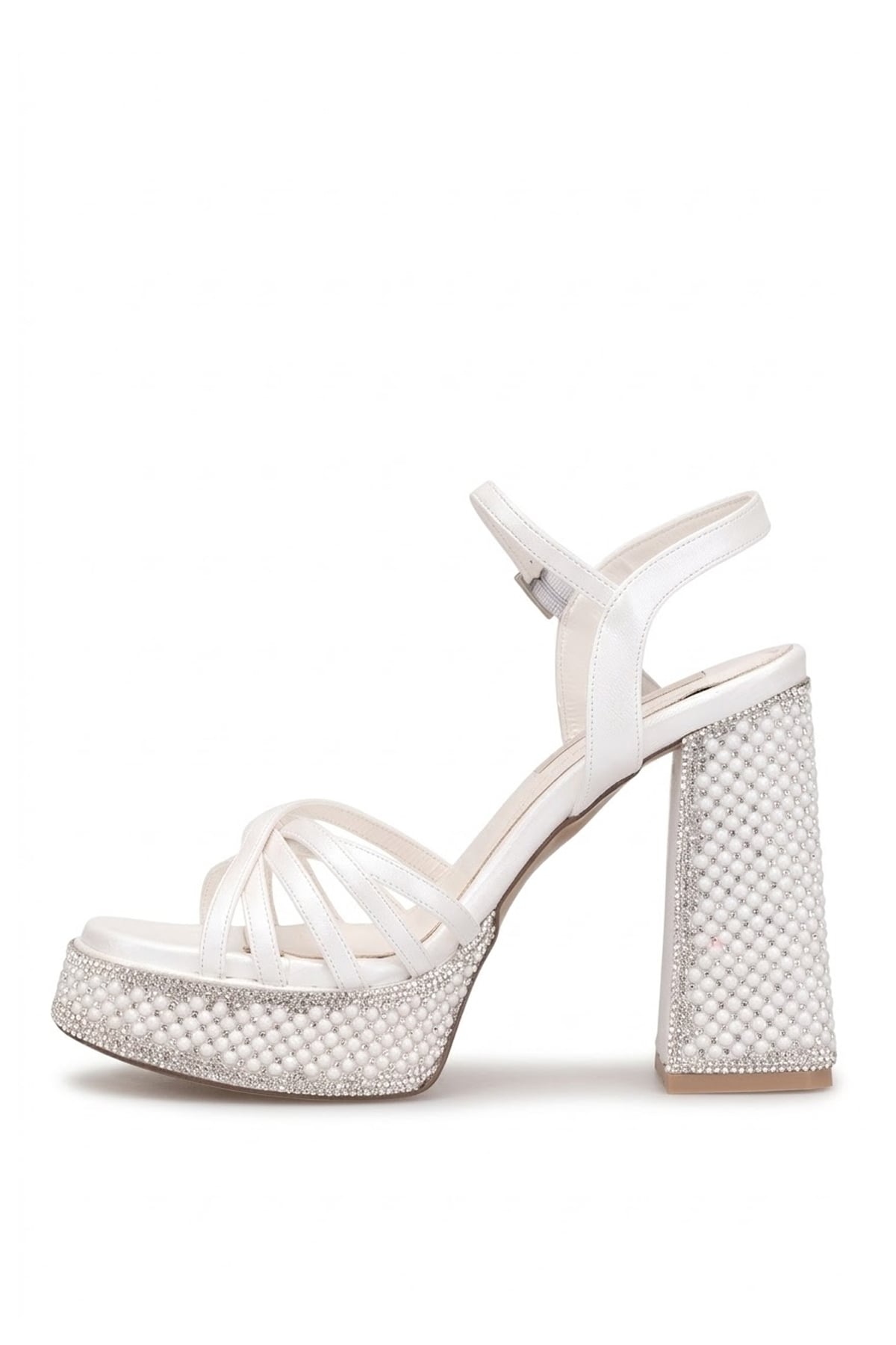 Beety Beyaz Beety Klasik 26BY223.1640 Kadın Platform Ayakkabı