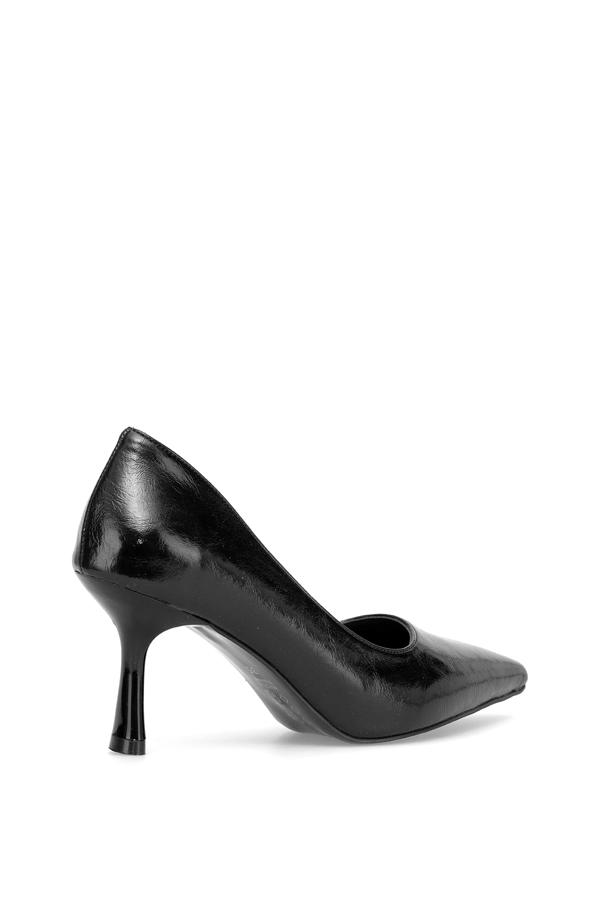 Ayakkabı Fuarı Siyah Ayakkabı Fuarı Fuari Elit MST1184R Kadın Klasik Topuklu