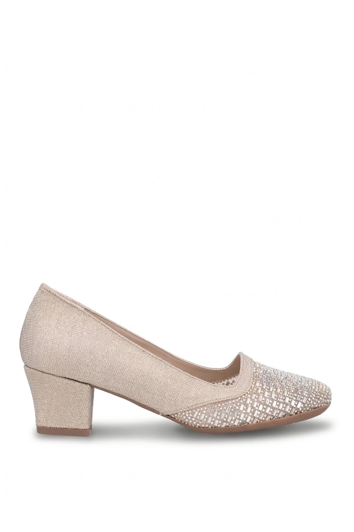 Beety Altın Beety Klasik 26BY23.86010 Kadın Topuklu Ayakkabı