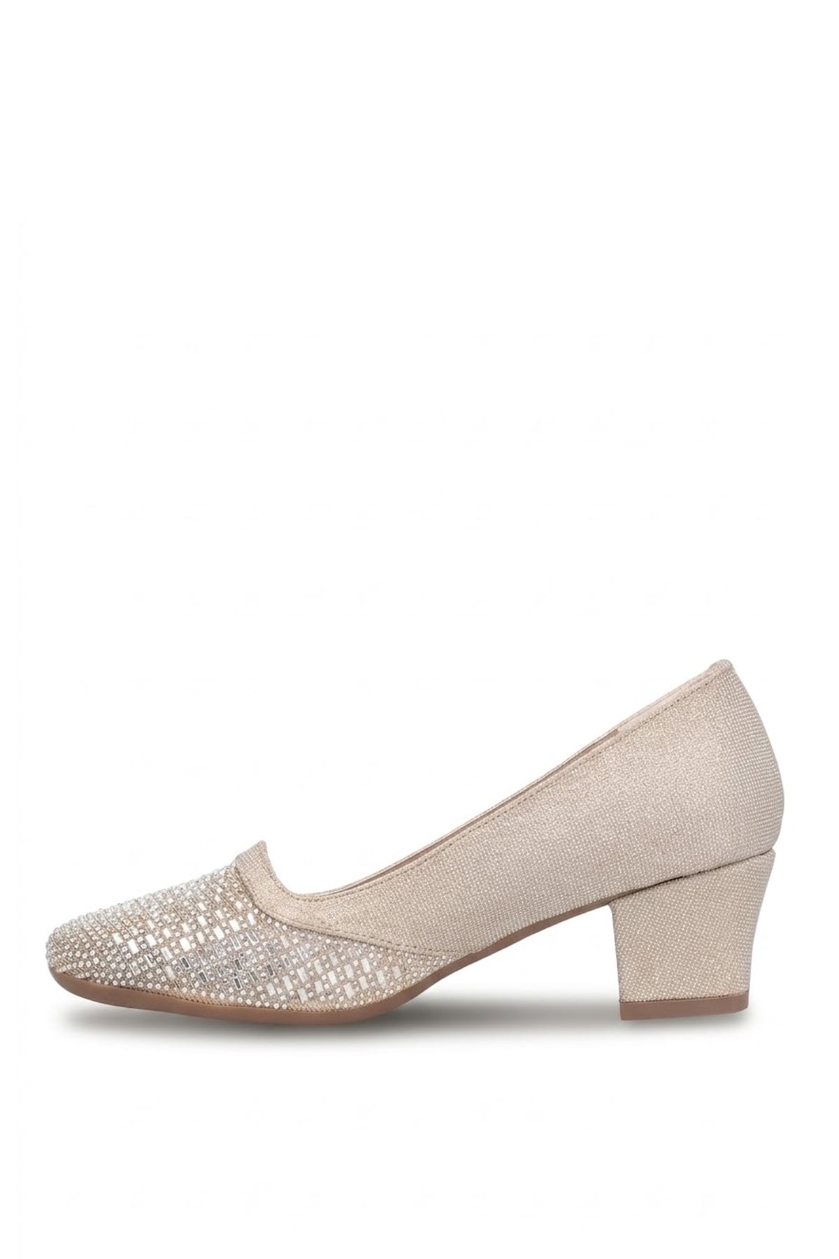 Beety Altın Beety Klasik 26BY23.86010 Kadın Topuklu Ayakkabı