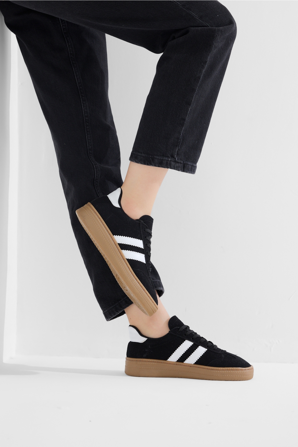 Tonny Black Siyah Tonny Black Rahat Kalip Kadın Kadın Yumuşak Deri Sneaker