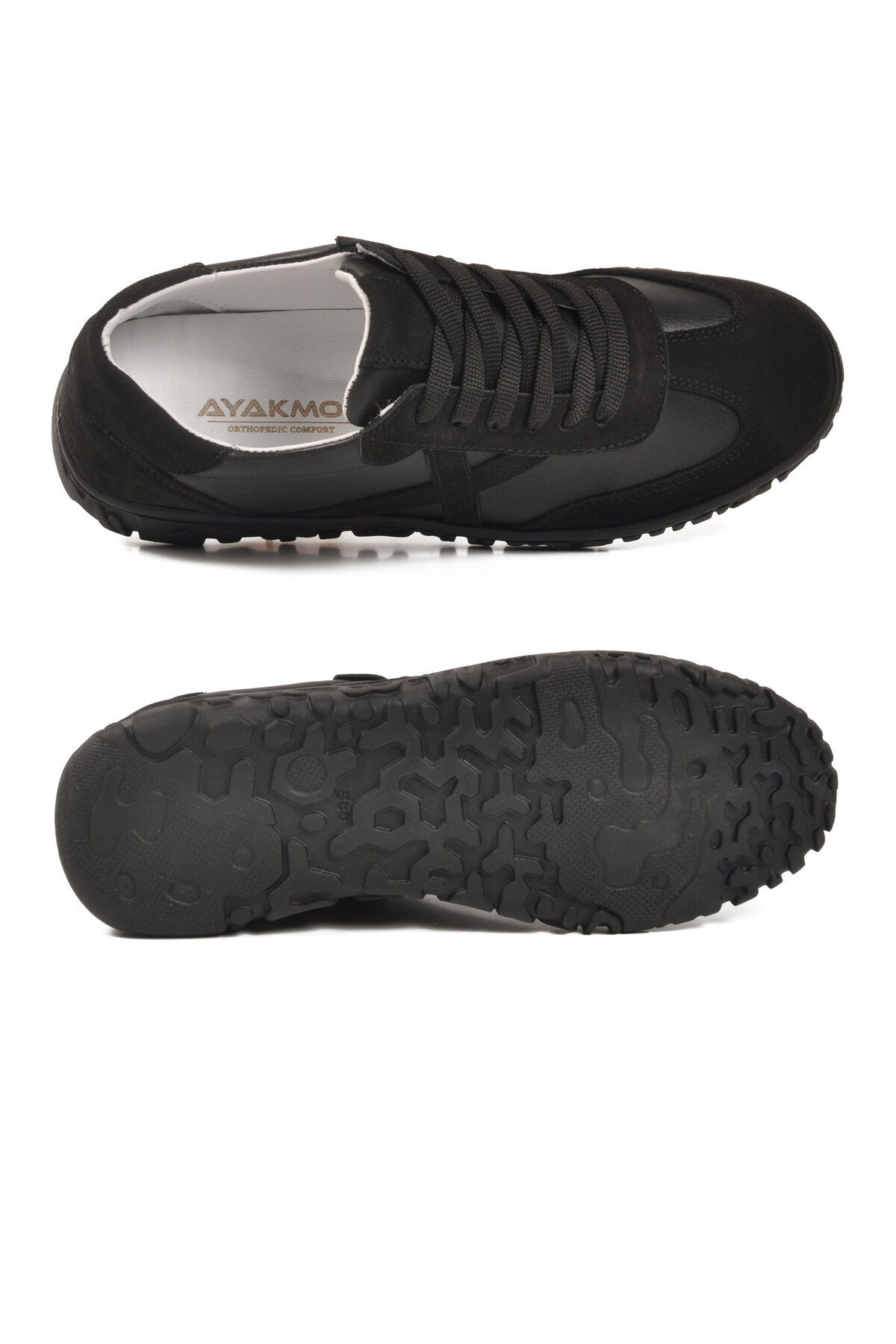 Ayakmod Siyah Ayakmod Hakiki Deri Anatomik Kadın Casual Ayakkabı F-003 Z
