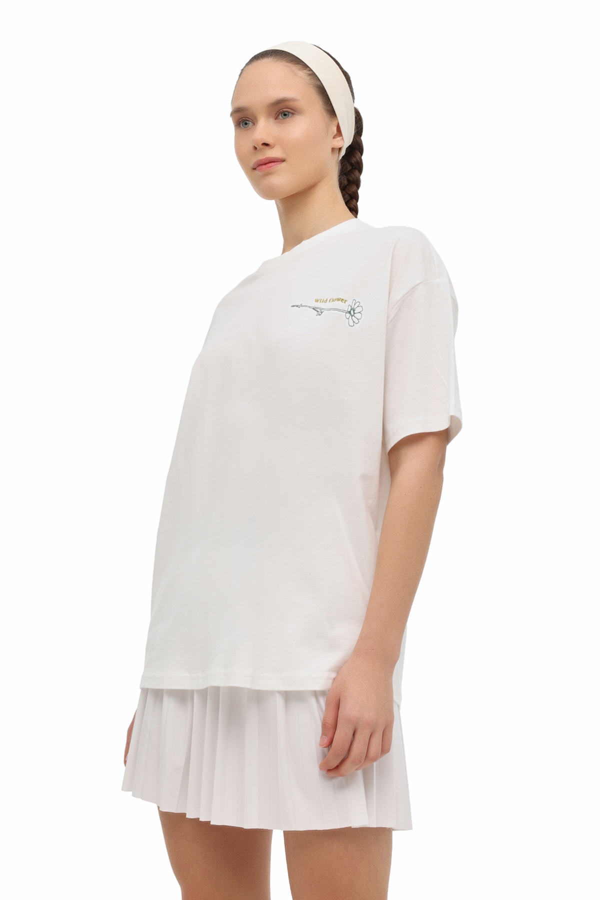 WL 11TEEL 6FX Ekru Kadın Kısa Kol T-Shirt Fiyatları - 102063405 | Flo