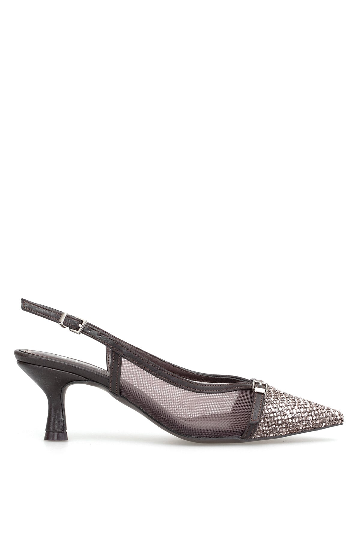 Beety Kahverengi Beety Klasik 26BY60.6627 Kadın Topuklu Ayakkabı