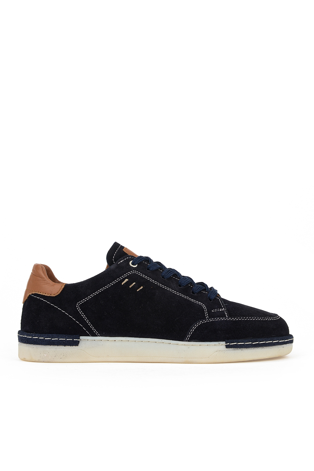 Erkek Hakiki Deri Sneaker 151983ZX30 Lacivert Fiyatları | Flo