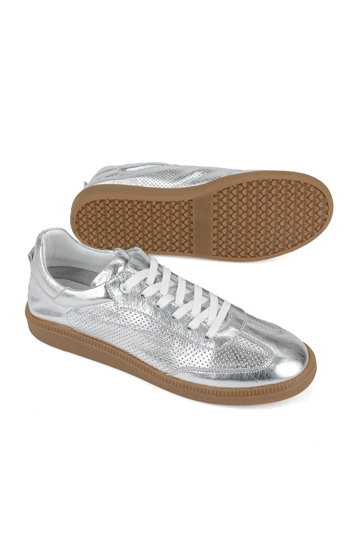 Ziya Beyaz Ziya Hakiki Kadın Deri Sneaker 1611035Z6414