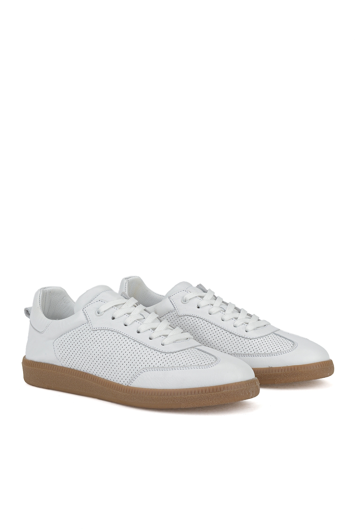Ziya Beyaz Ziya Hakiki Kadın Deri Sneaker 1611035Z6414