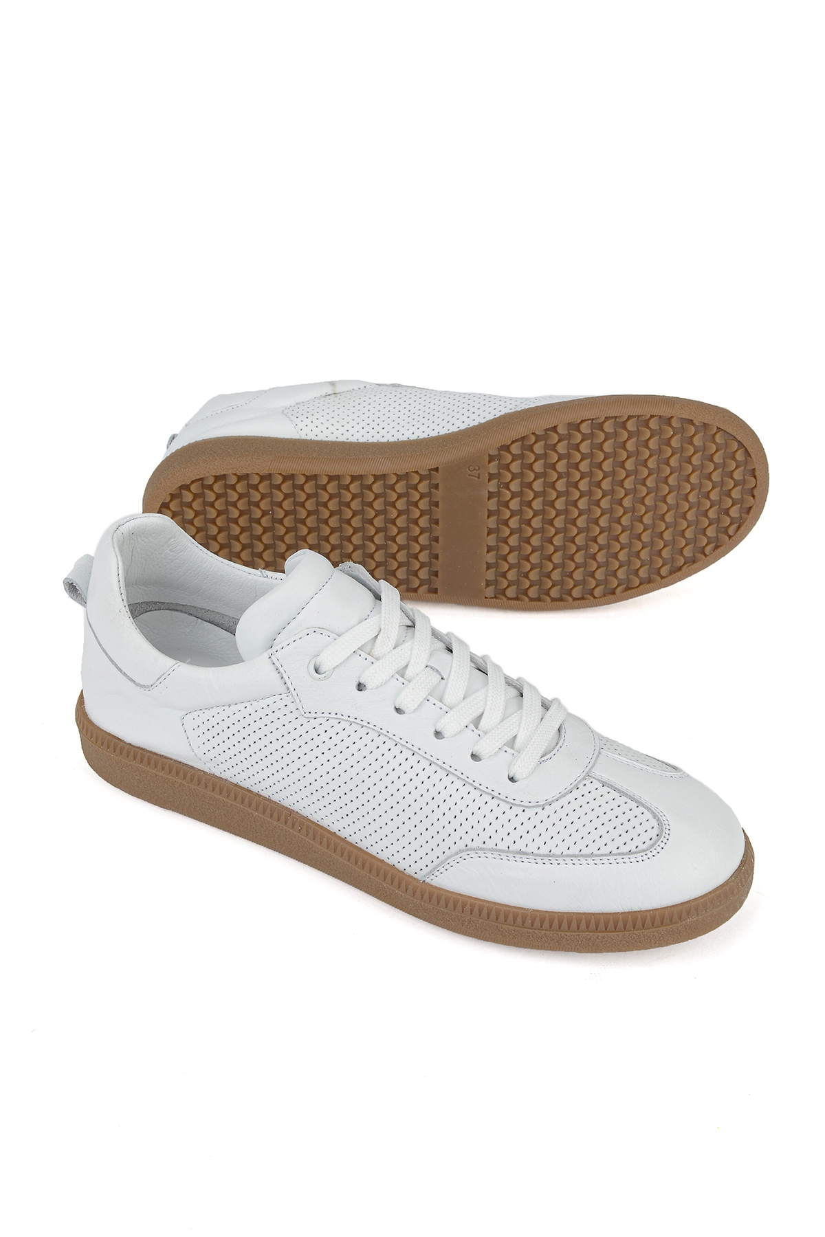Ziya Beyaz Ziya Hakiki Kadın Deri Sneaker 1611035Z6414