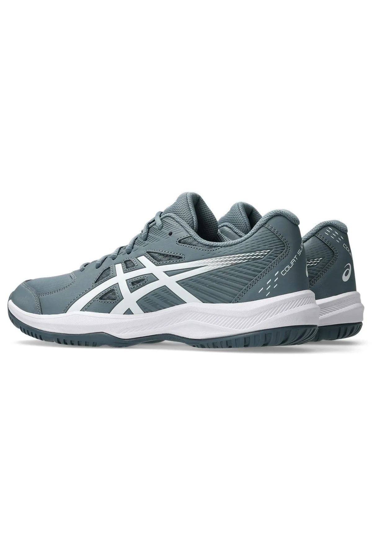 Asics Yeşil Asics 4 Court Slide Erkek Spor Ayakkabı 1041A483-020