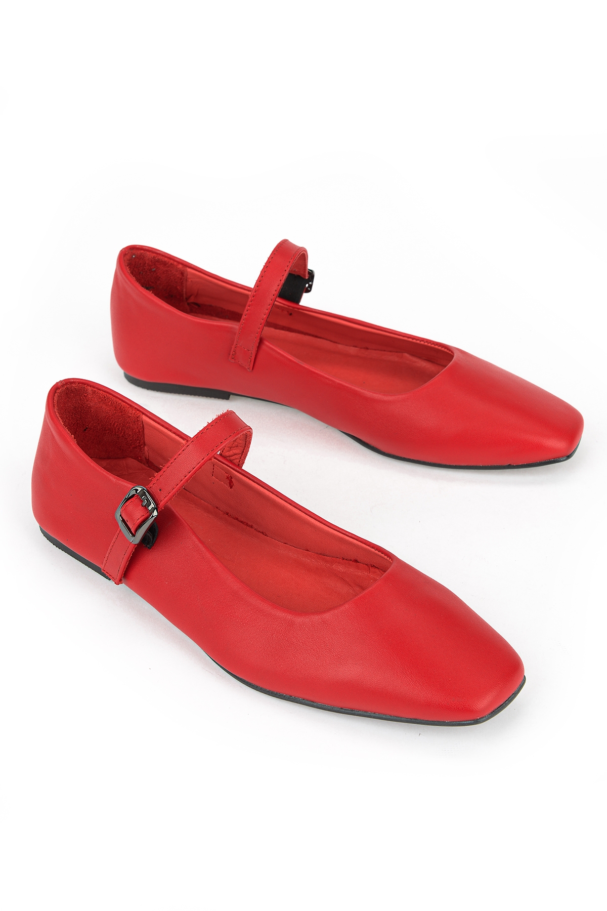 Ziya Beyaz Ziya Hakiki Kadın Deri Babet 1611022Z2735