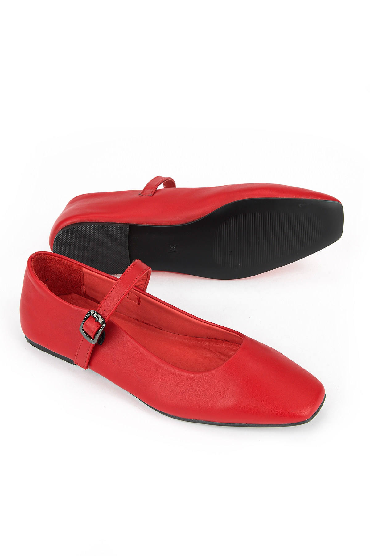 Ziya Beyaz Ziya Hakiki Kadın Deri Babet 1611022Z2735