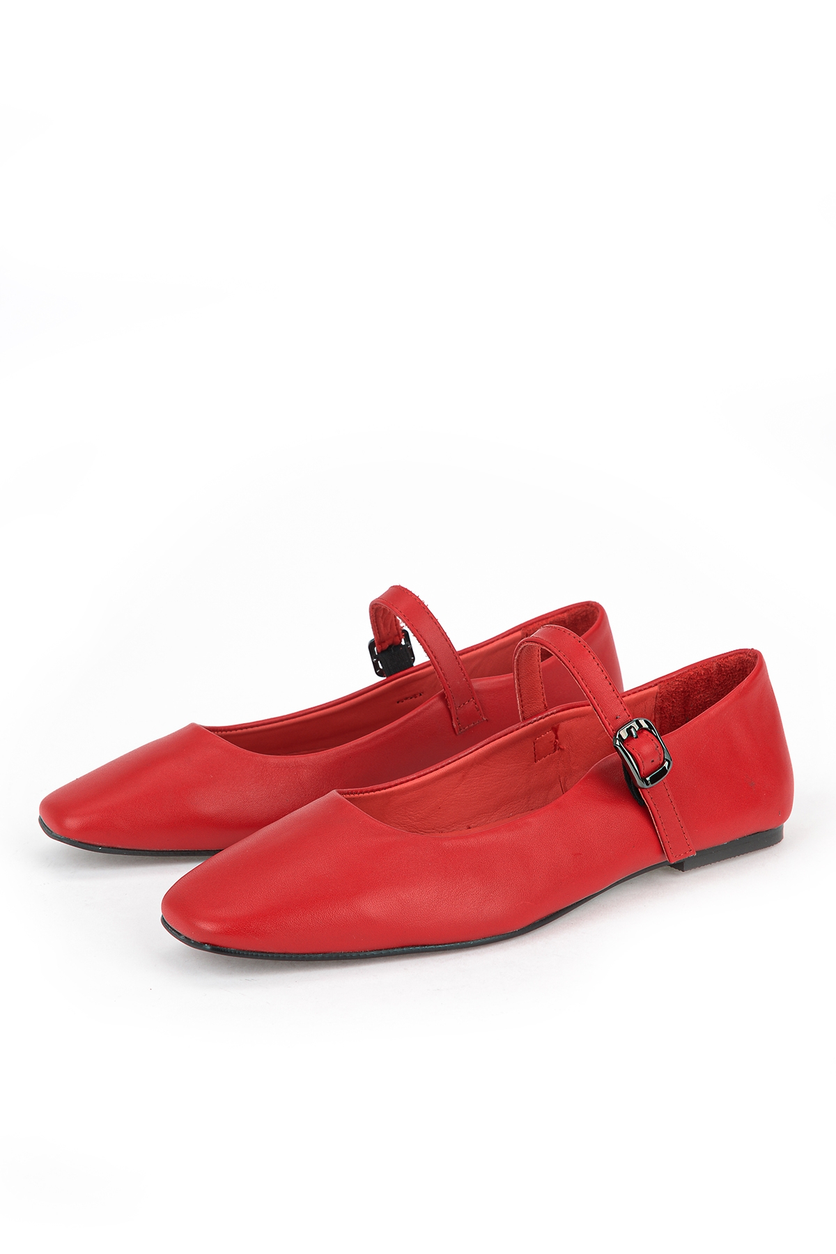 Ziya Beyaz Ziya Hakiki Kadın Deri Babet 1611022Z2735