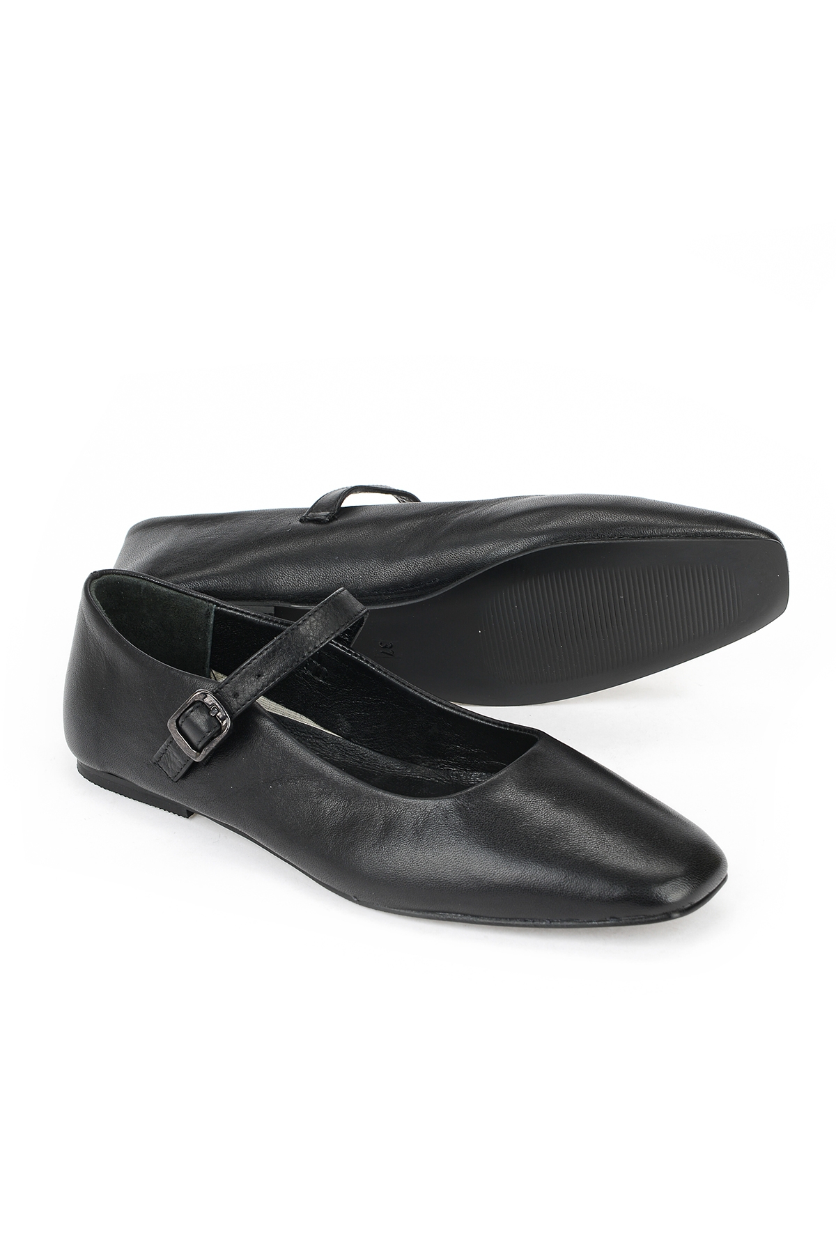 Ziya Beyaz Ziya Hakiki Kadın Deri Babet 1611022Z2735