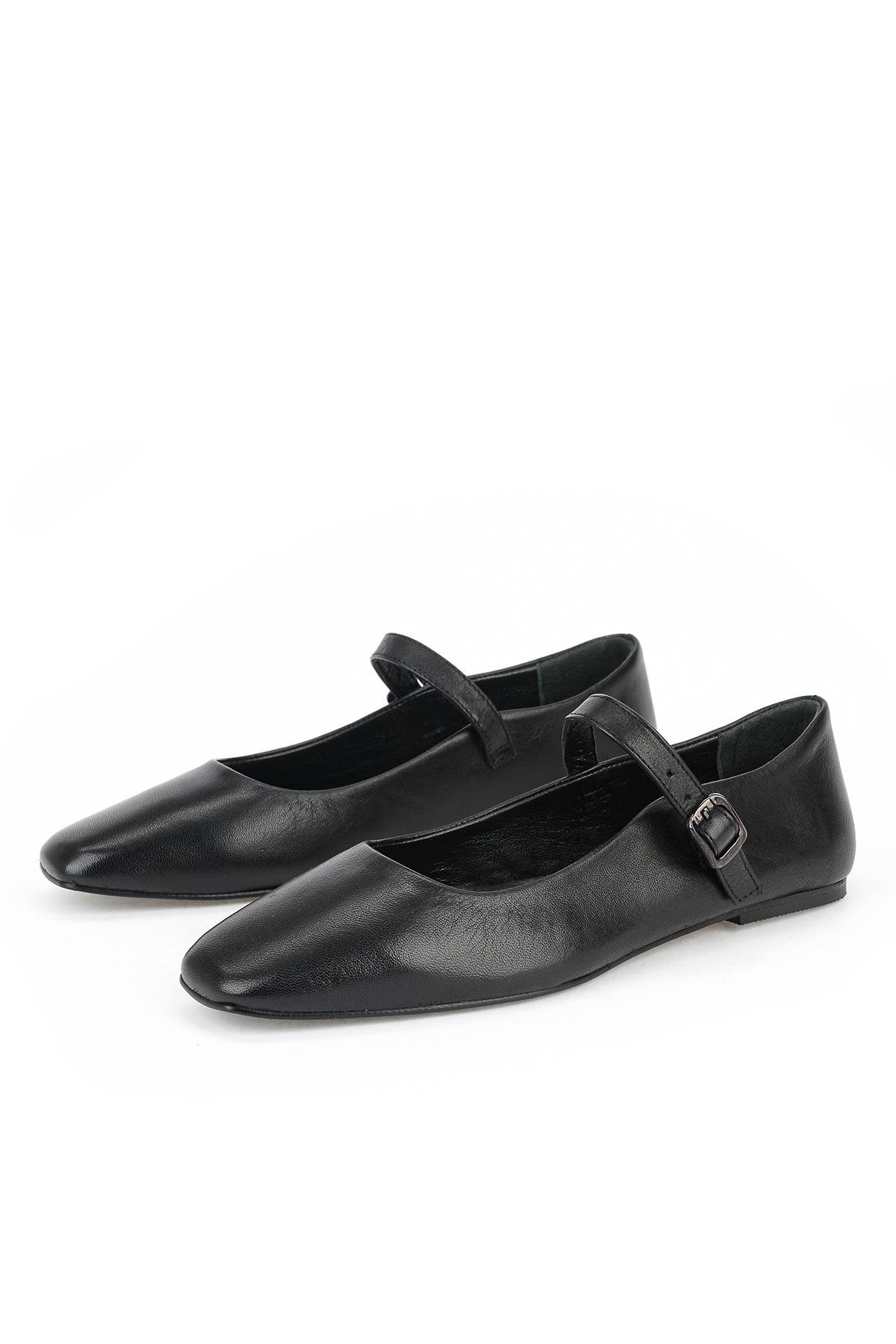 Ziya Beyaz Ziya Hakiki Kadın Deri Babet 1611022Z2735