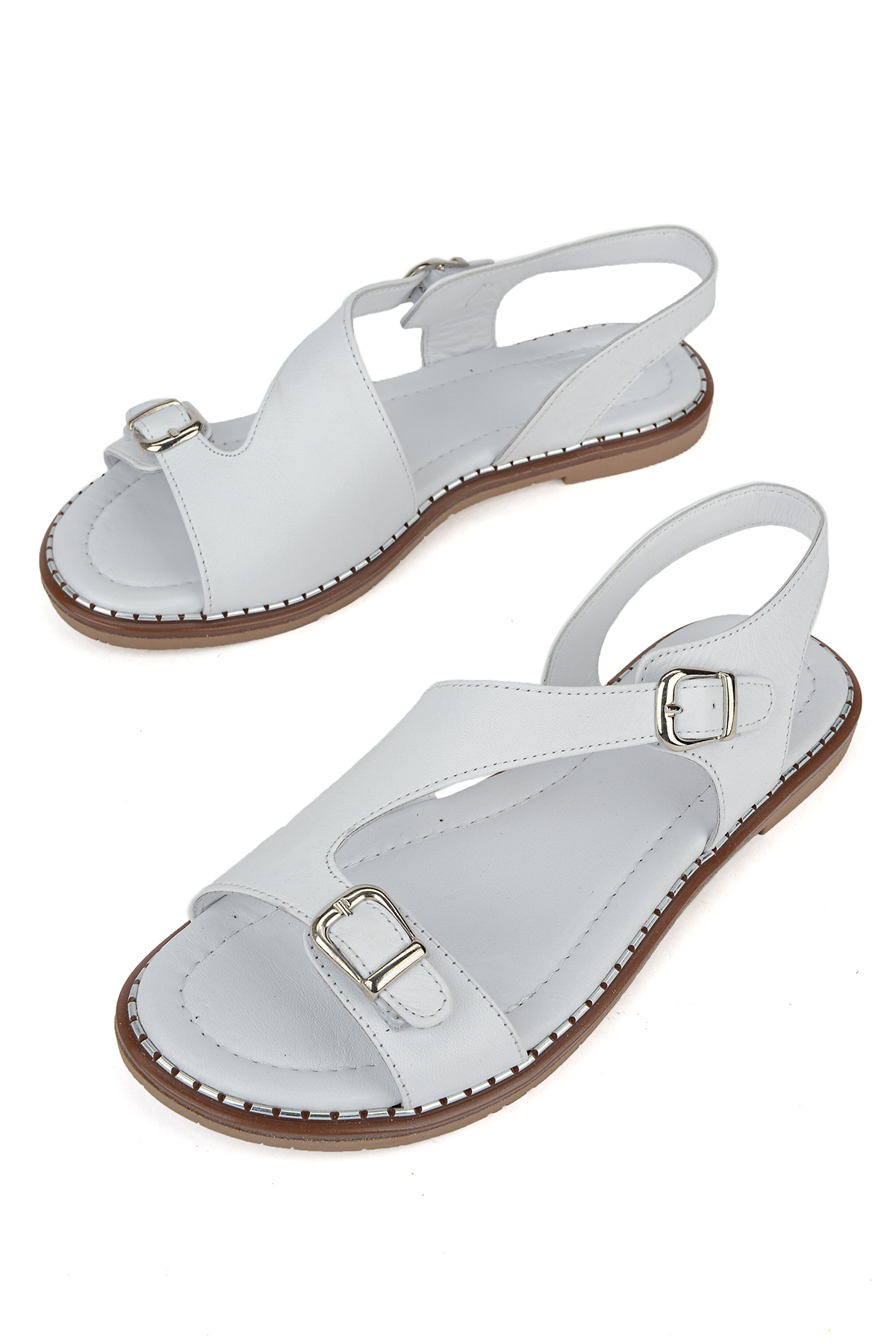 Ziya Siyah Ziya Hakiki Kadın Deri Sandalet 1611020Z5407