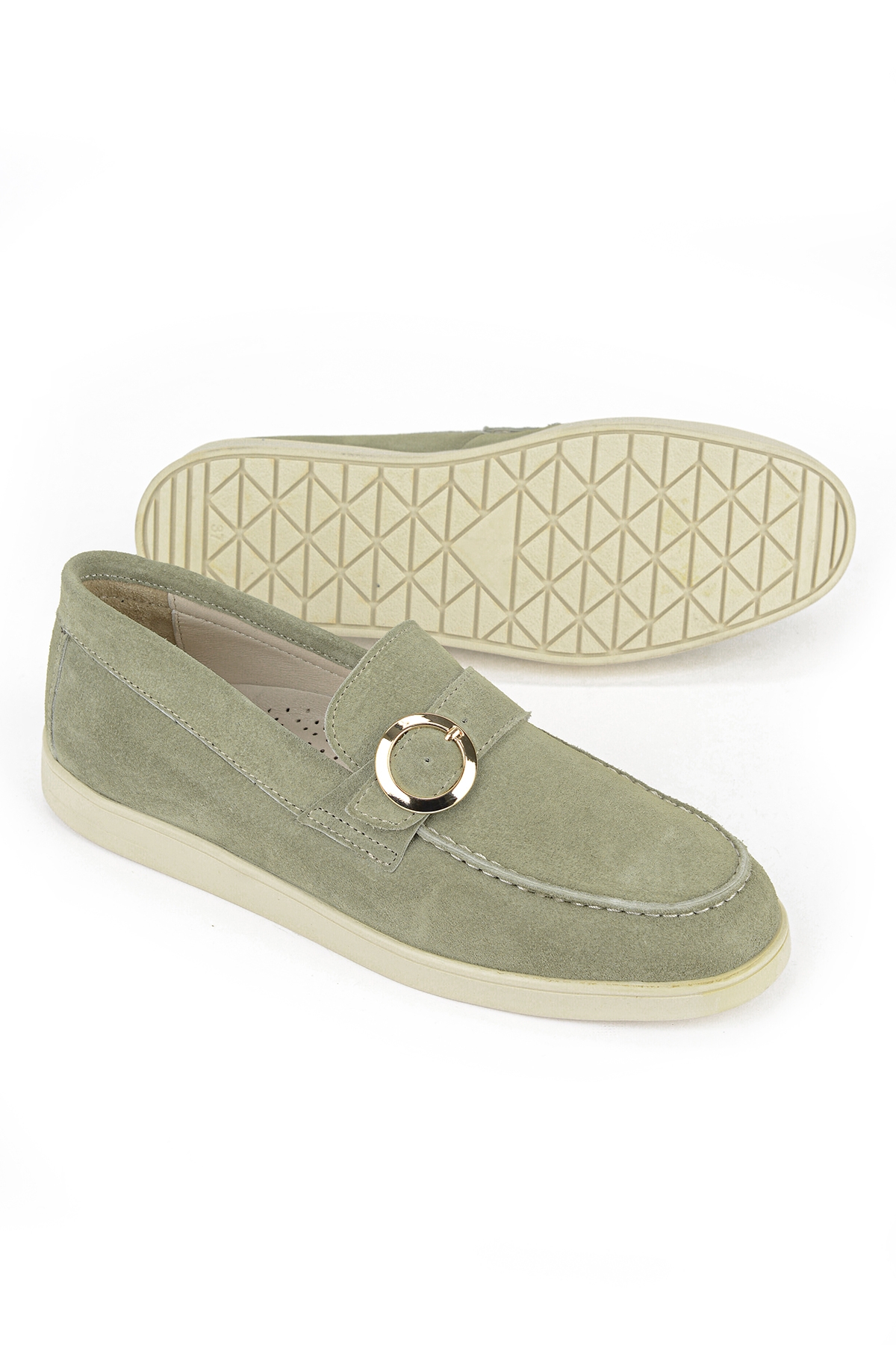 Ziya Yeşil Ziya Hakiki Kadın Deri Günlük Ayakkabı 1611022Z2797