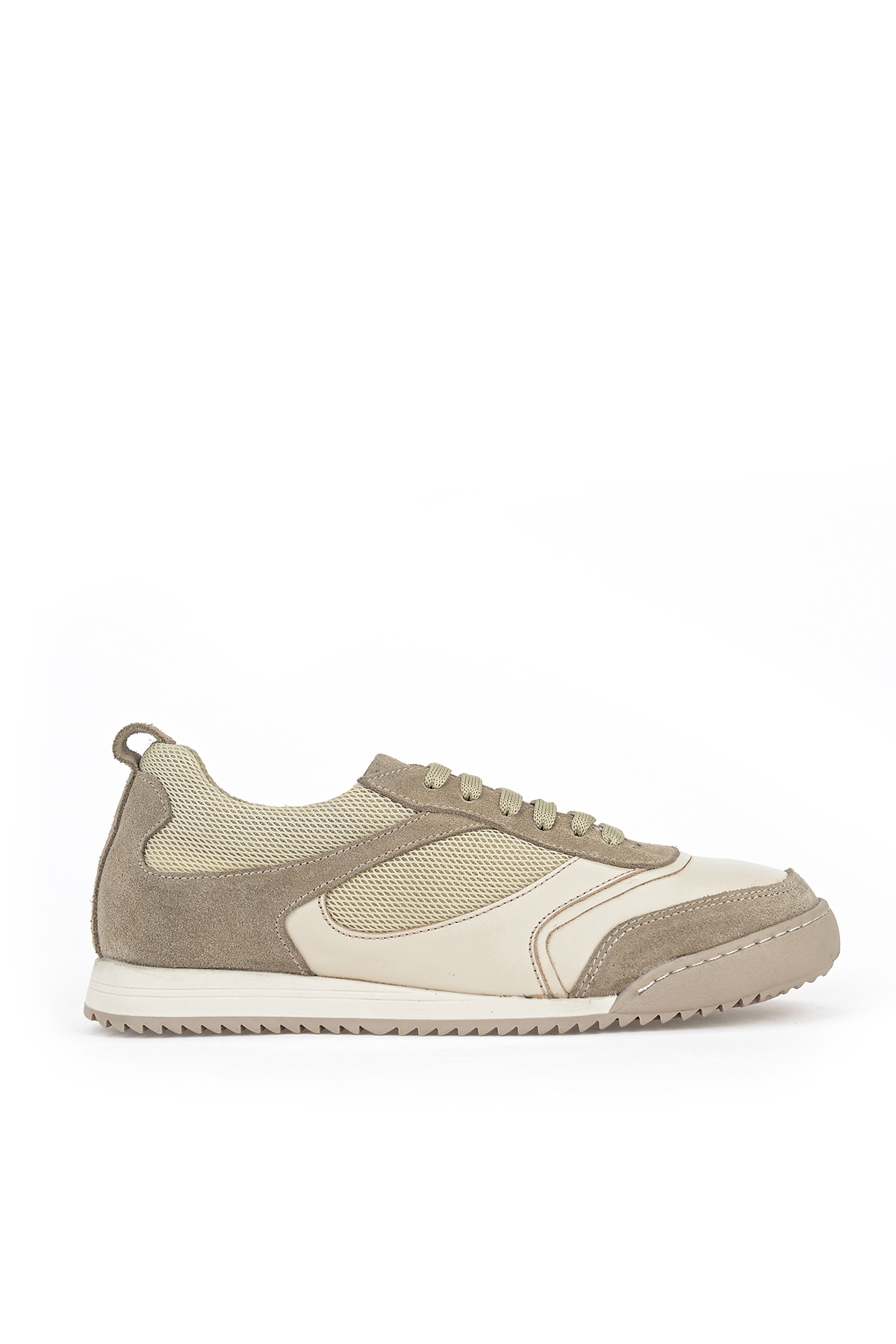 Ziya Kadın Hakiki Deri Günlük Sneaker 1611022Z2709 Bej