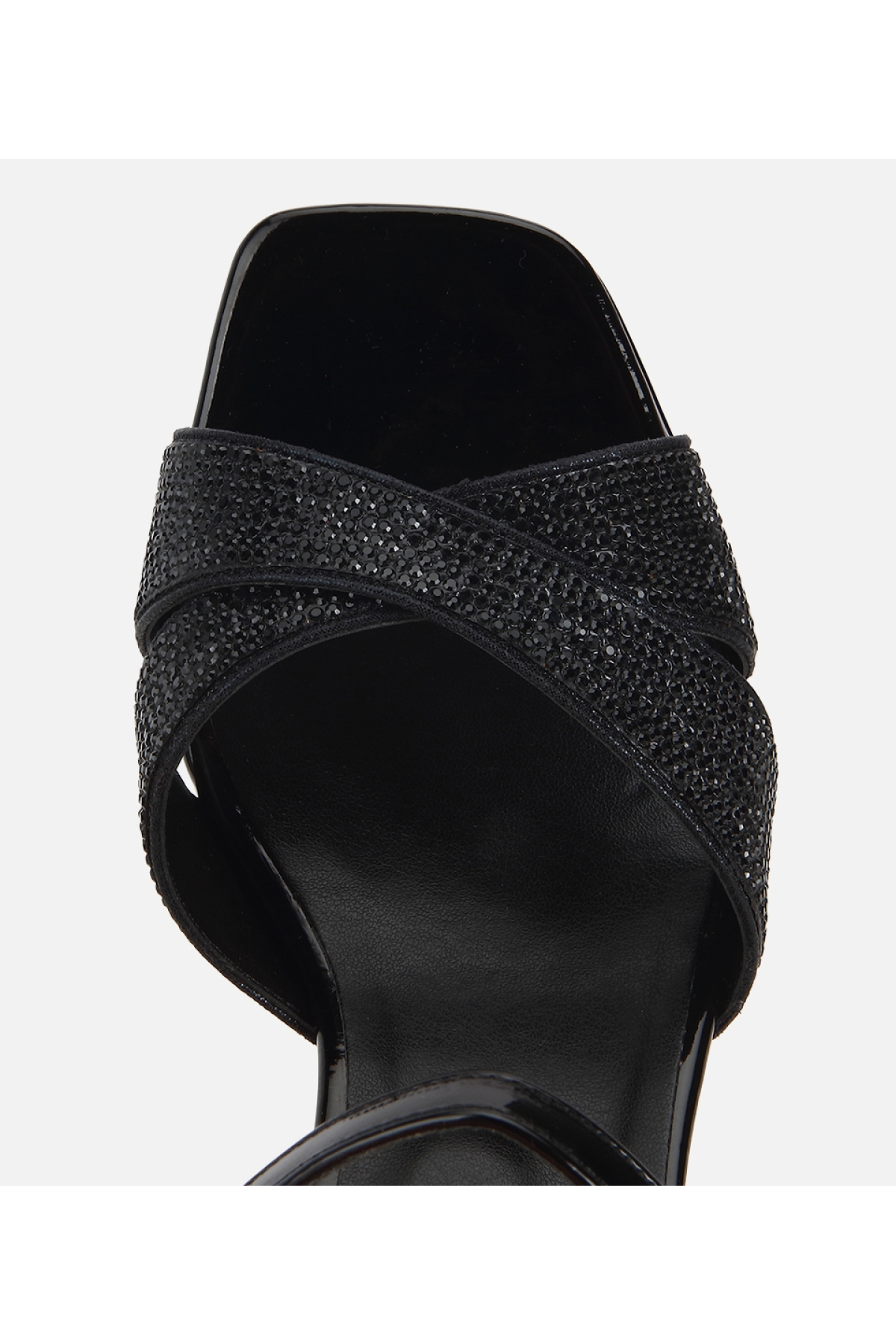 Hotiç Altın Hotiç Hotiç Rugan Kadın Taş Detaylı Bilekte Topuklu Sandalet