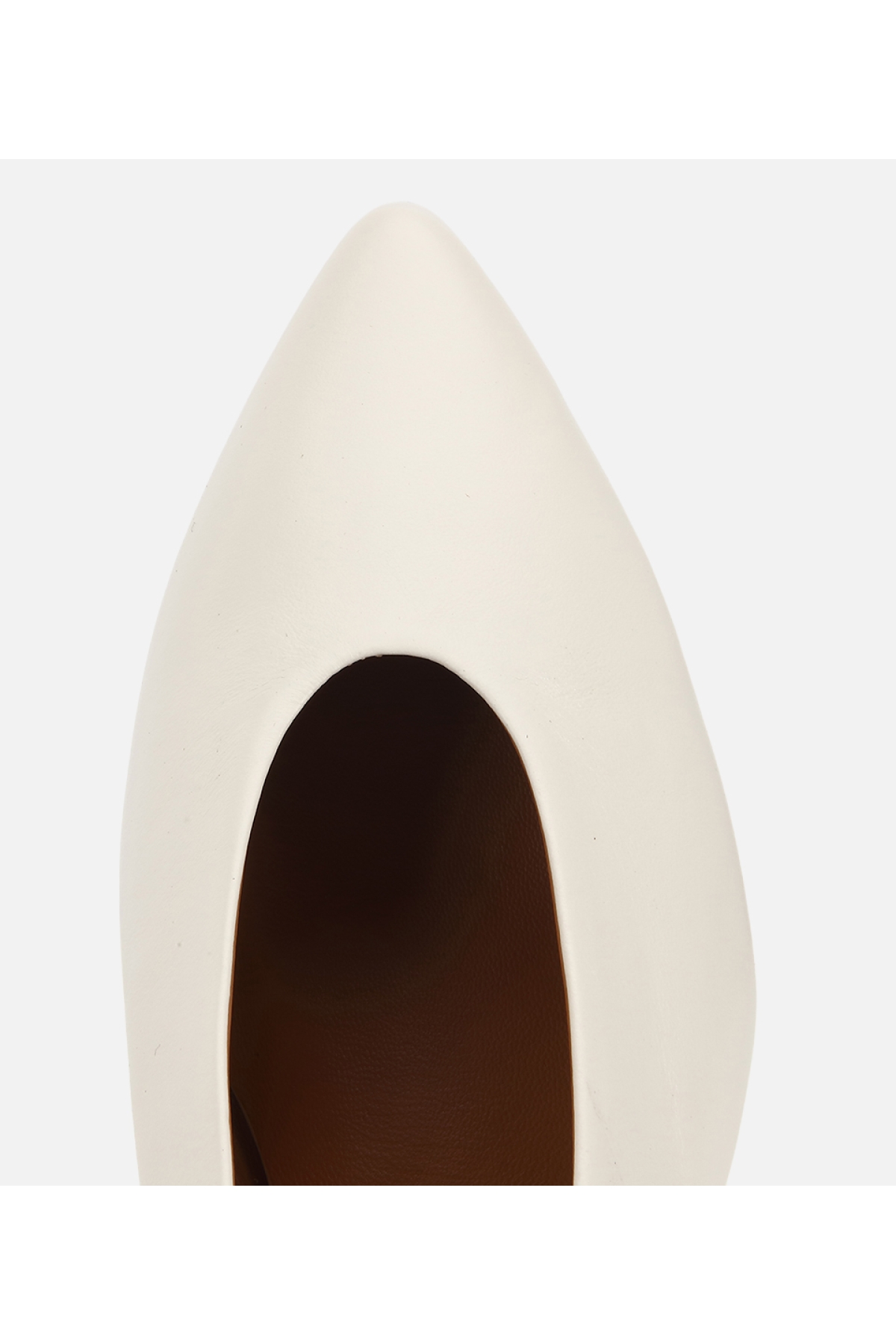 Hotiç Turuncu Hotiç Hotiç Deri Kadın Arkası Açık Kalın Topuklu Ayakkabı