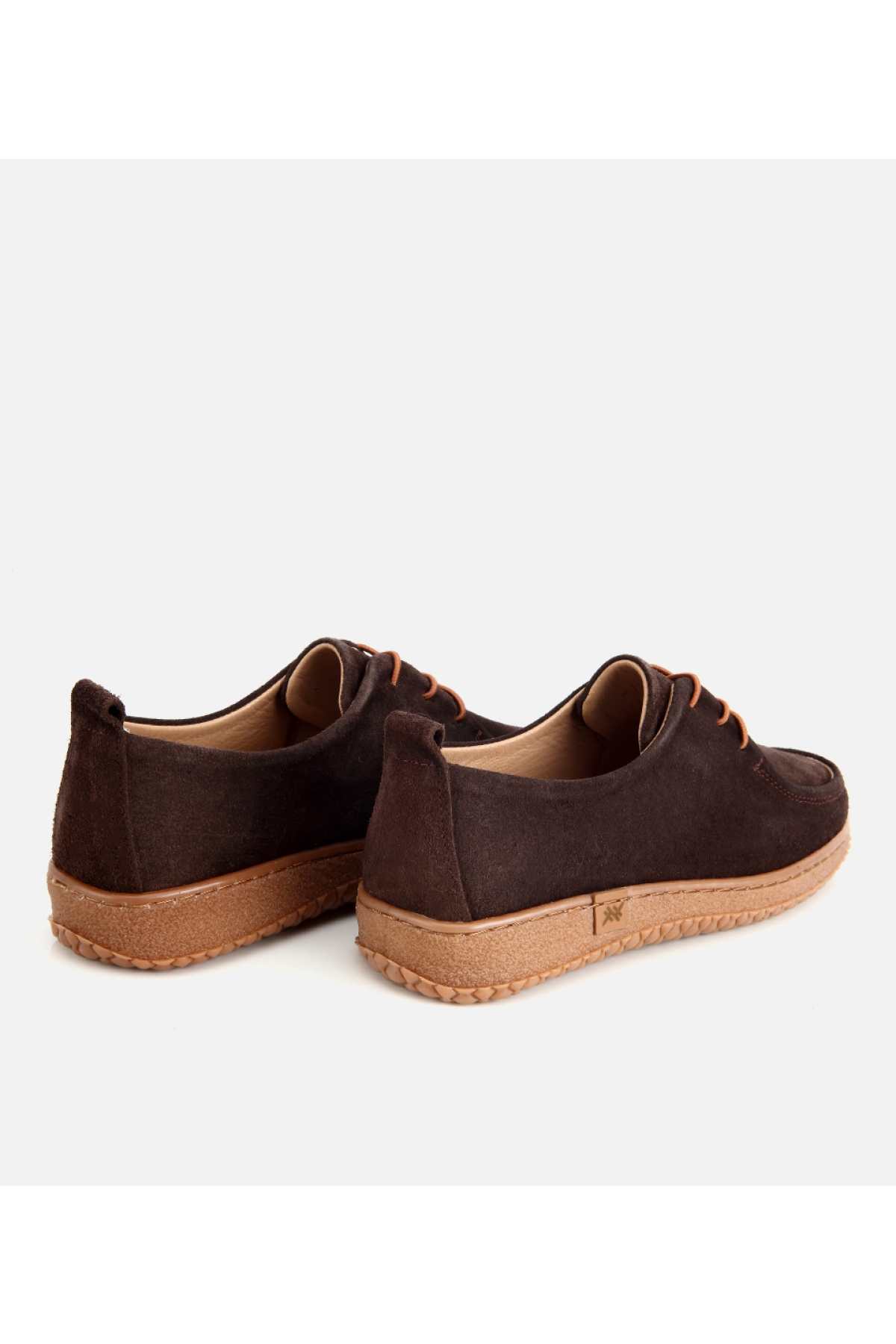 Hotiç Kahverengi Hotiç Hotiç Süet Kadın Deri Esnek Tabanlı Günlük Loafer