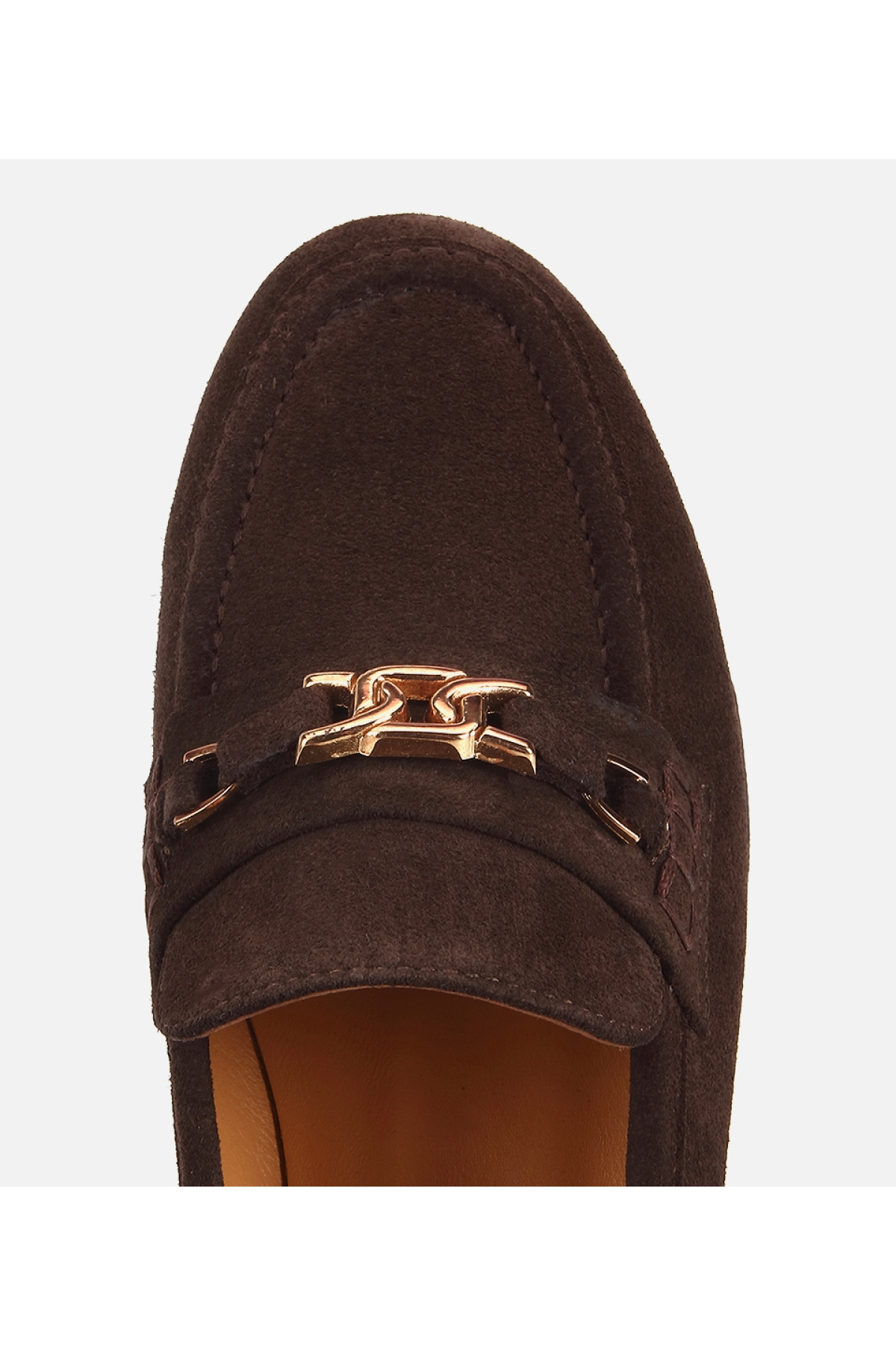 Hotiç Yeşil Hotiç Hotiç Süet Kadın Deri Toka Detaylı Klasik Loafer