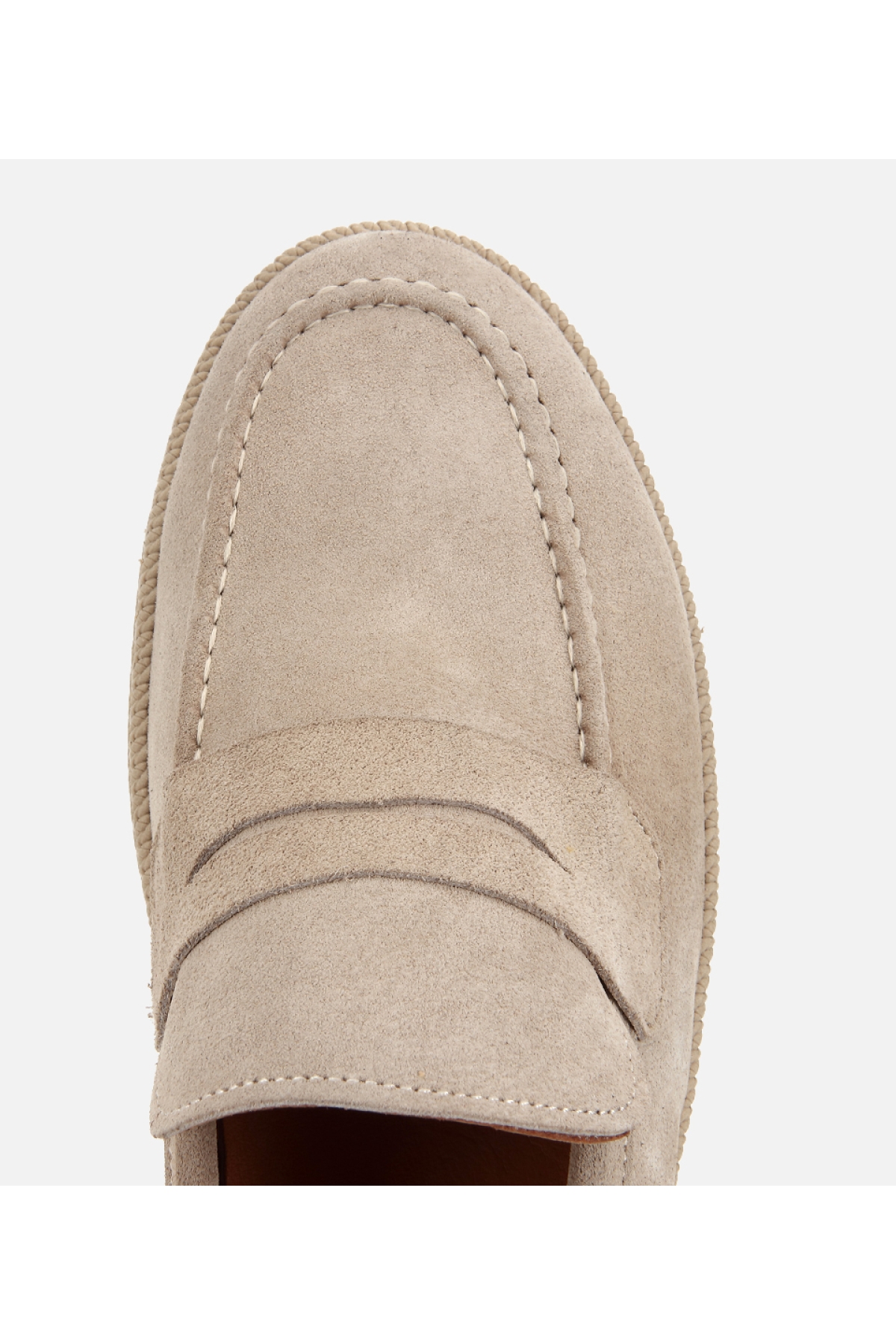 Hotiç Bej Hotiç Hotiç Süet Erkek Deri Hasır Detaylı Günlük Loafer