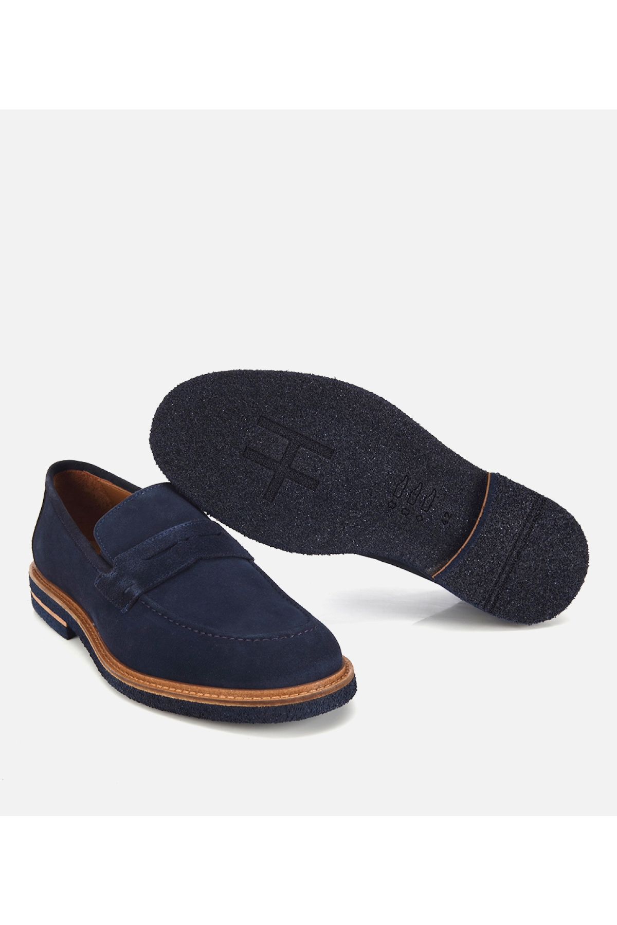 Hotiç Lacivert Hotiç Hotiç Süet Erkek Deri Klasik Loafer